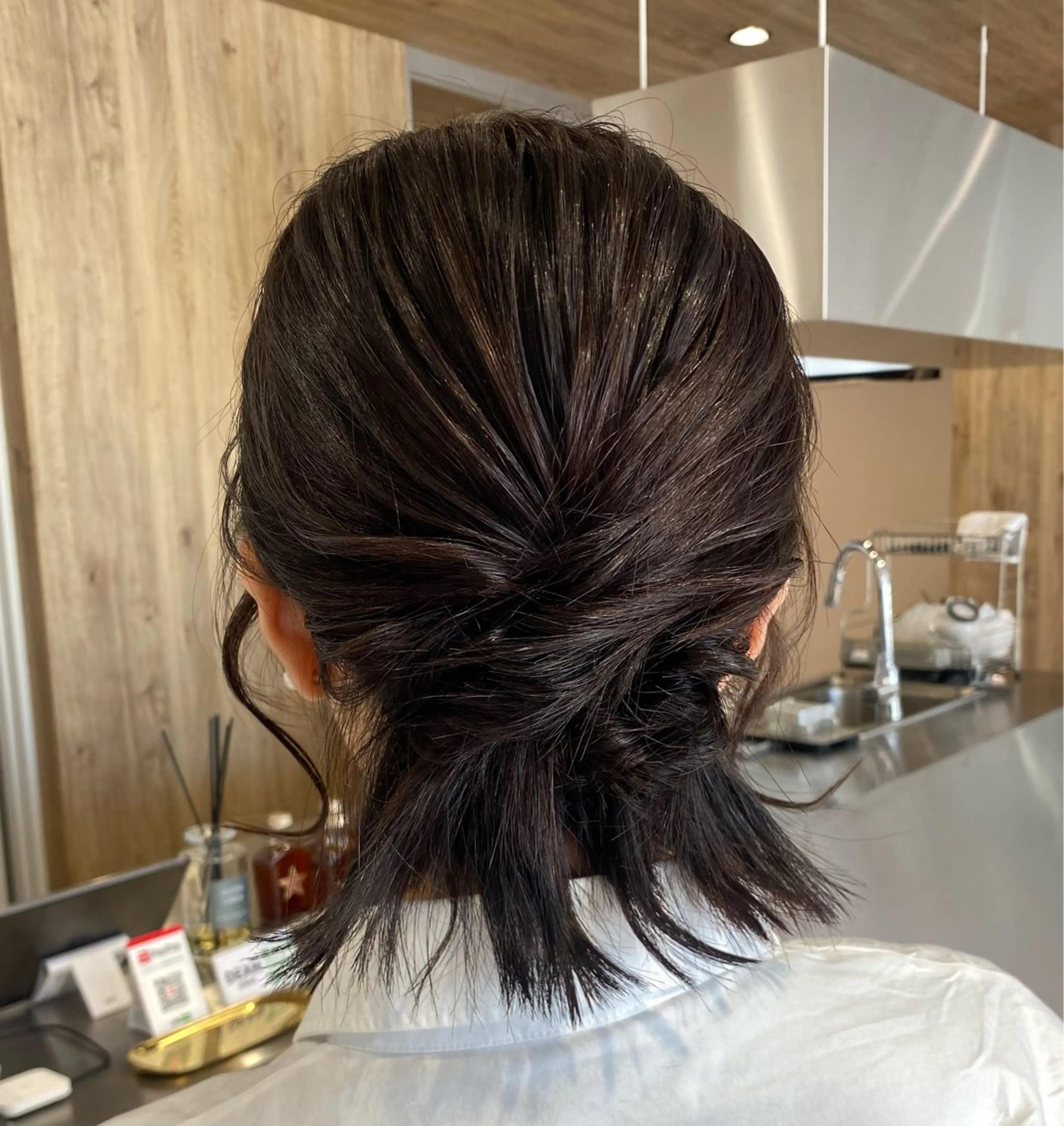 ショート ヘアセット sabo岡崎店所属・都筑 莉佳子のヘアスタイル