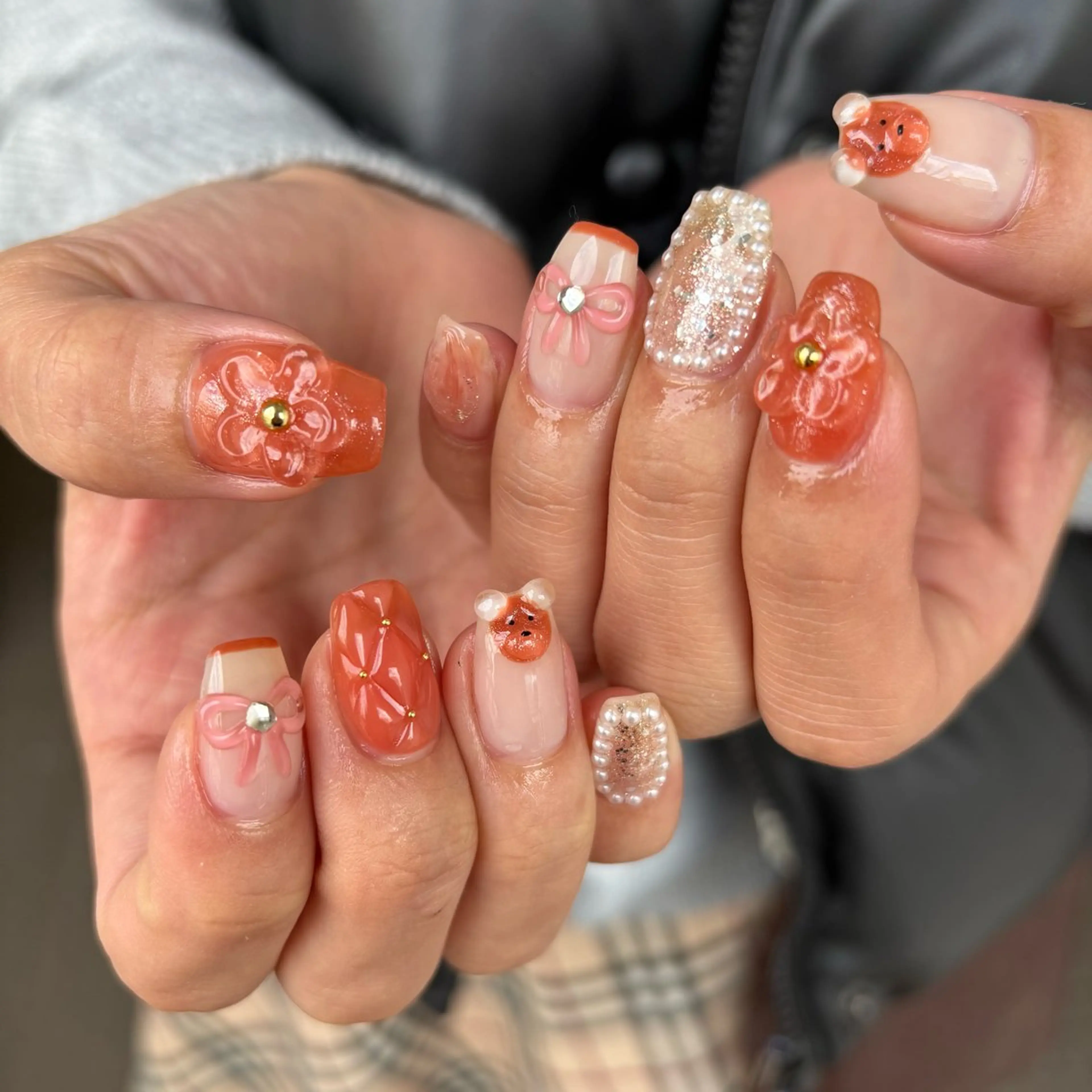 ネイル ハンドネイル カメレオン京橋🌻 草葉由佳のネイルデザイン