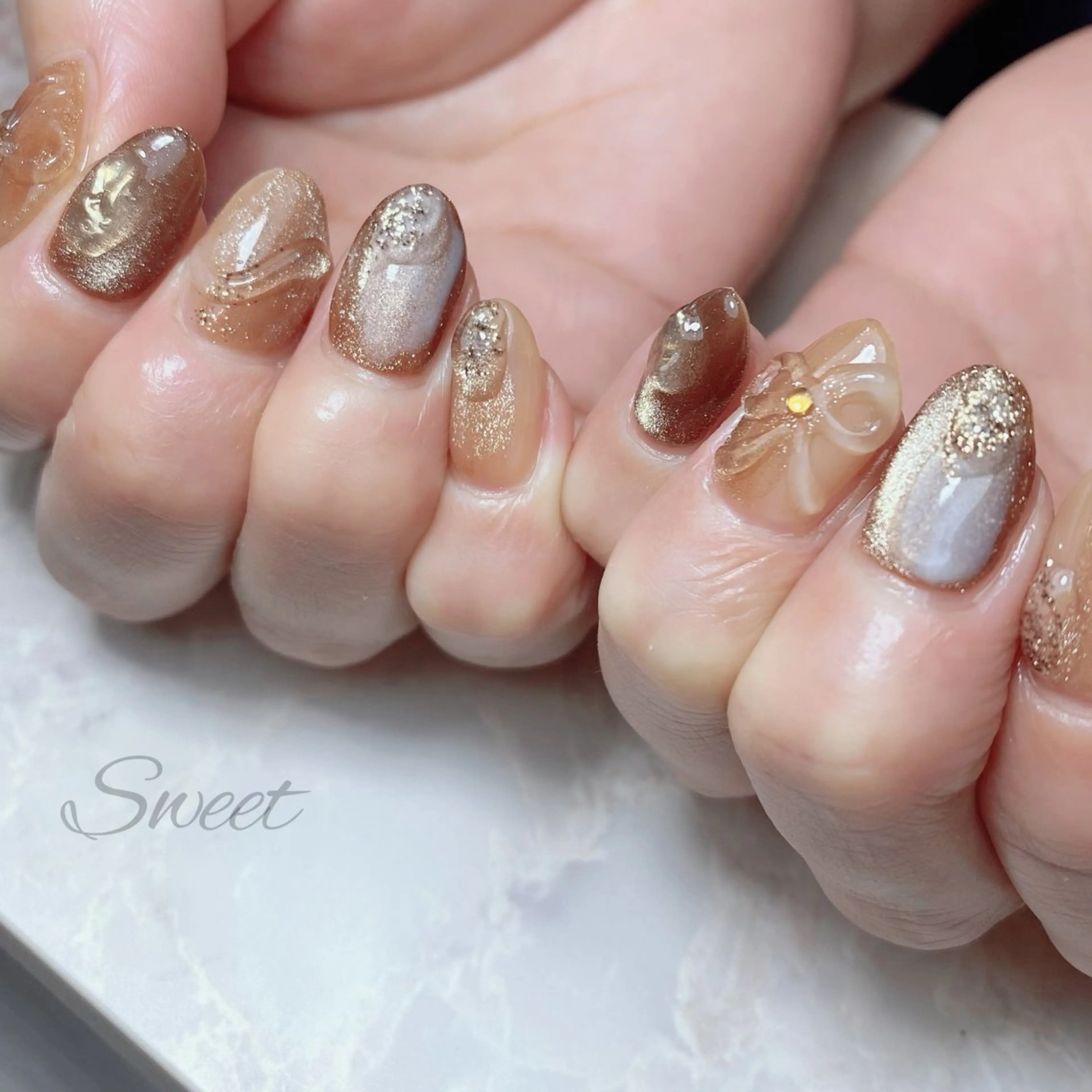 ネイル sweet 仲野陽子のネイルデザイン