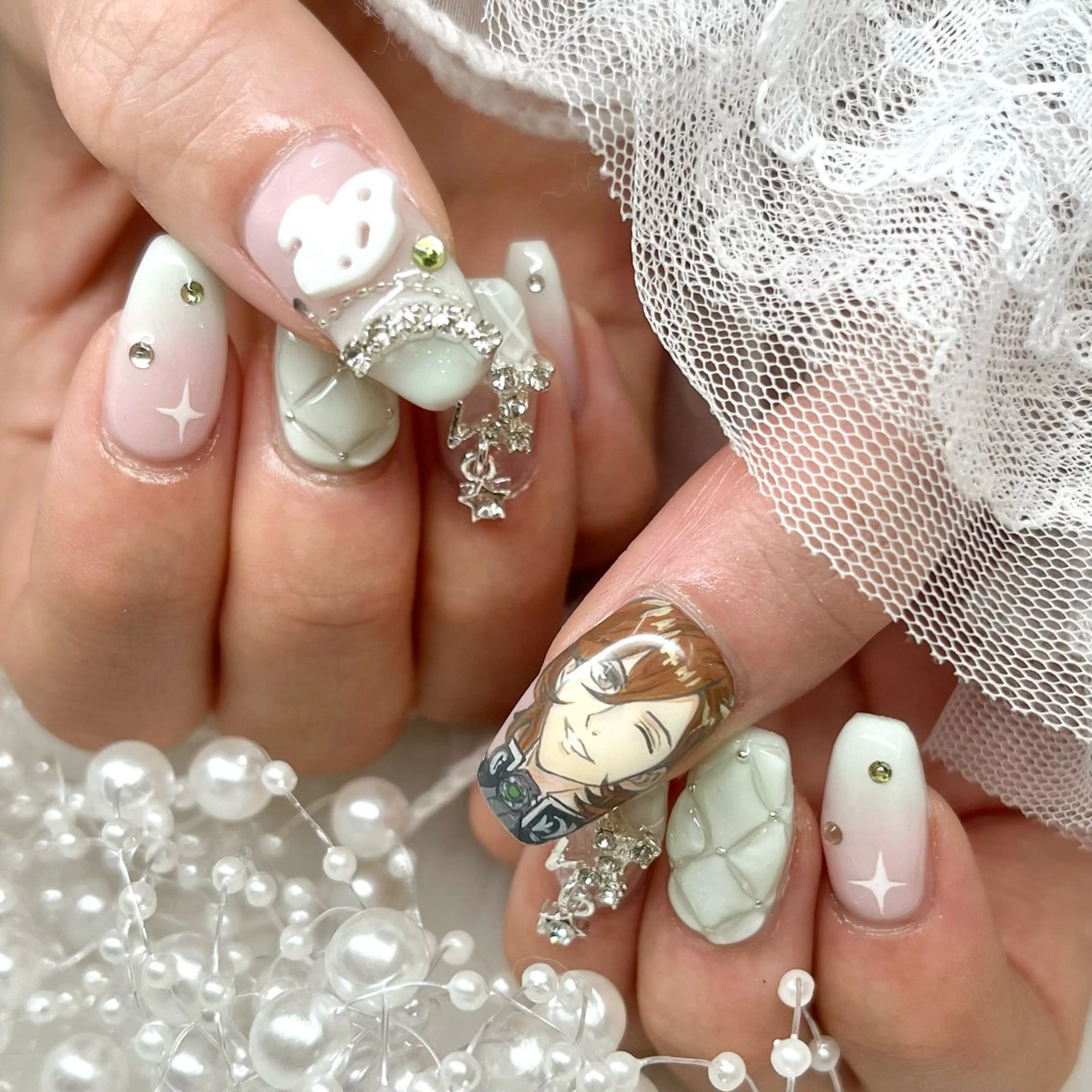 ネイル ハンドネイル 池袋痛ネイル Nok. 渡辺のネイルデザイン