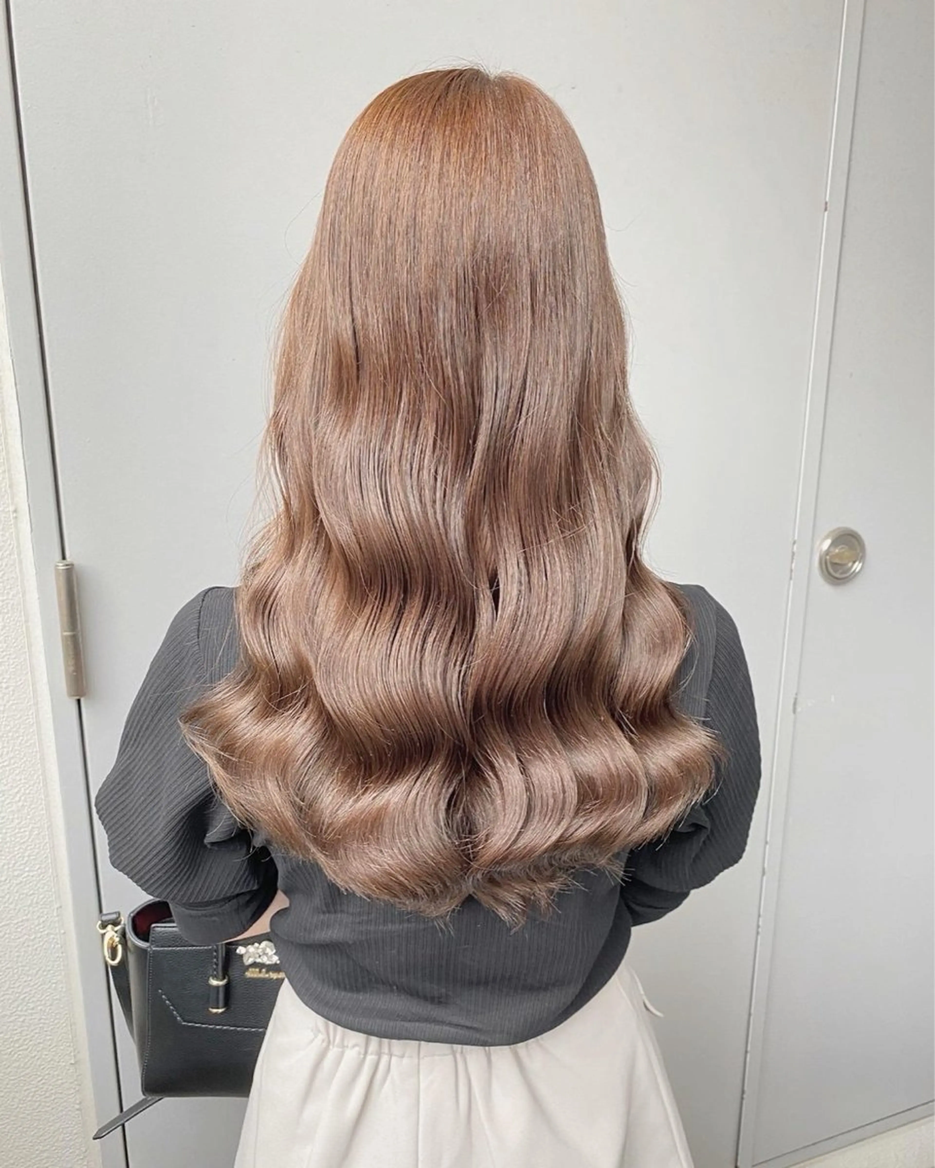 カラー beige🤎ダブル カラー/レイヤー🧸のヘアスタイル