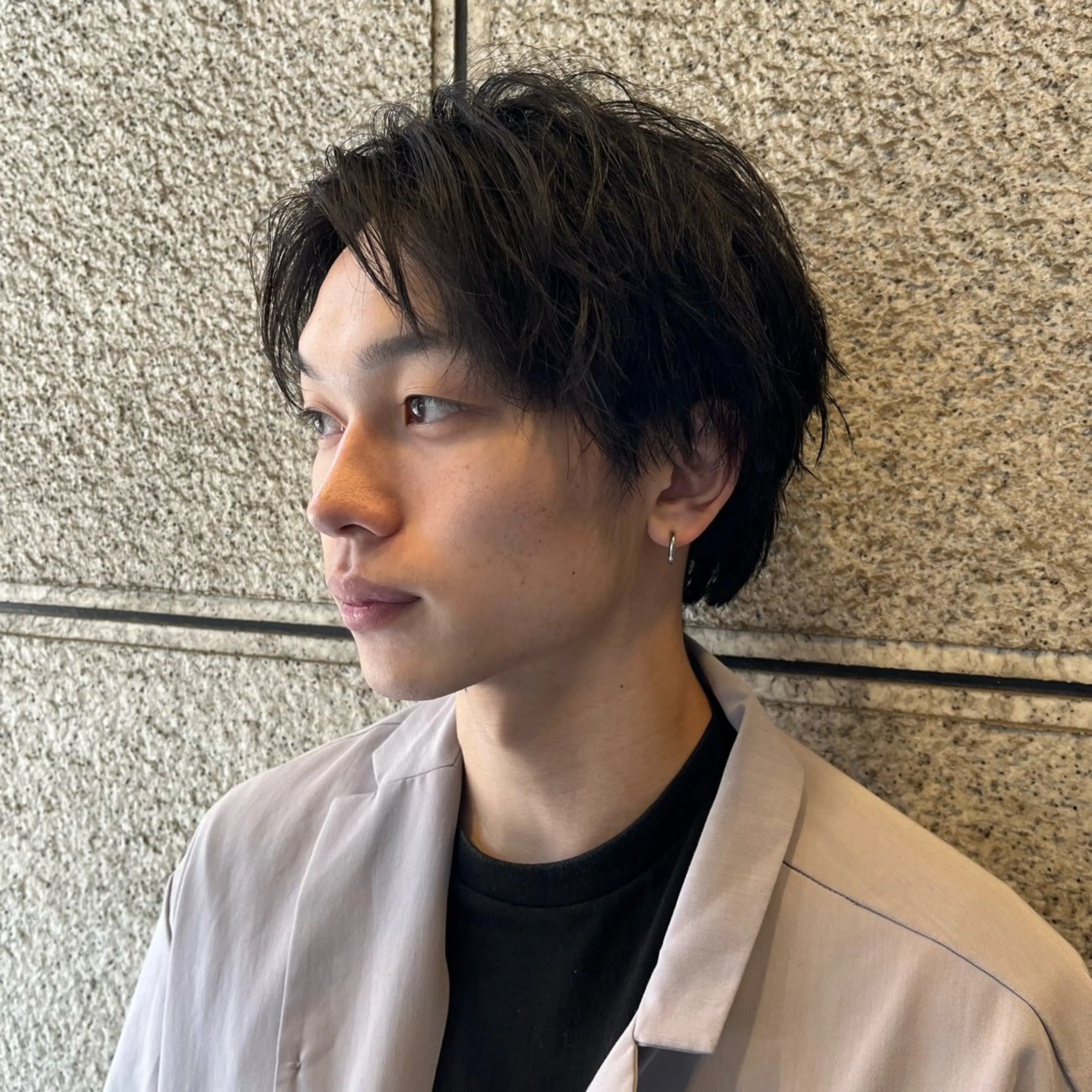 メンズ フェザーパーマ🌙 毛流れ yuzukiのヘアスタイル