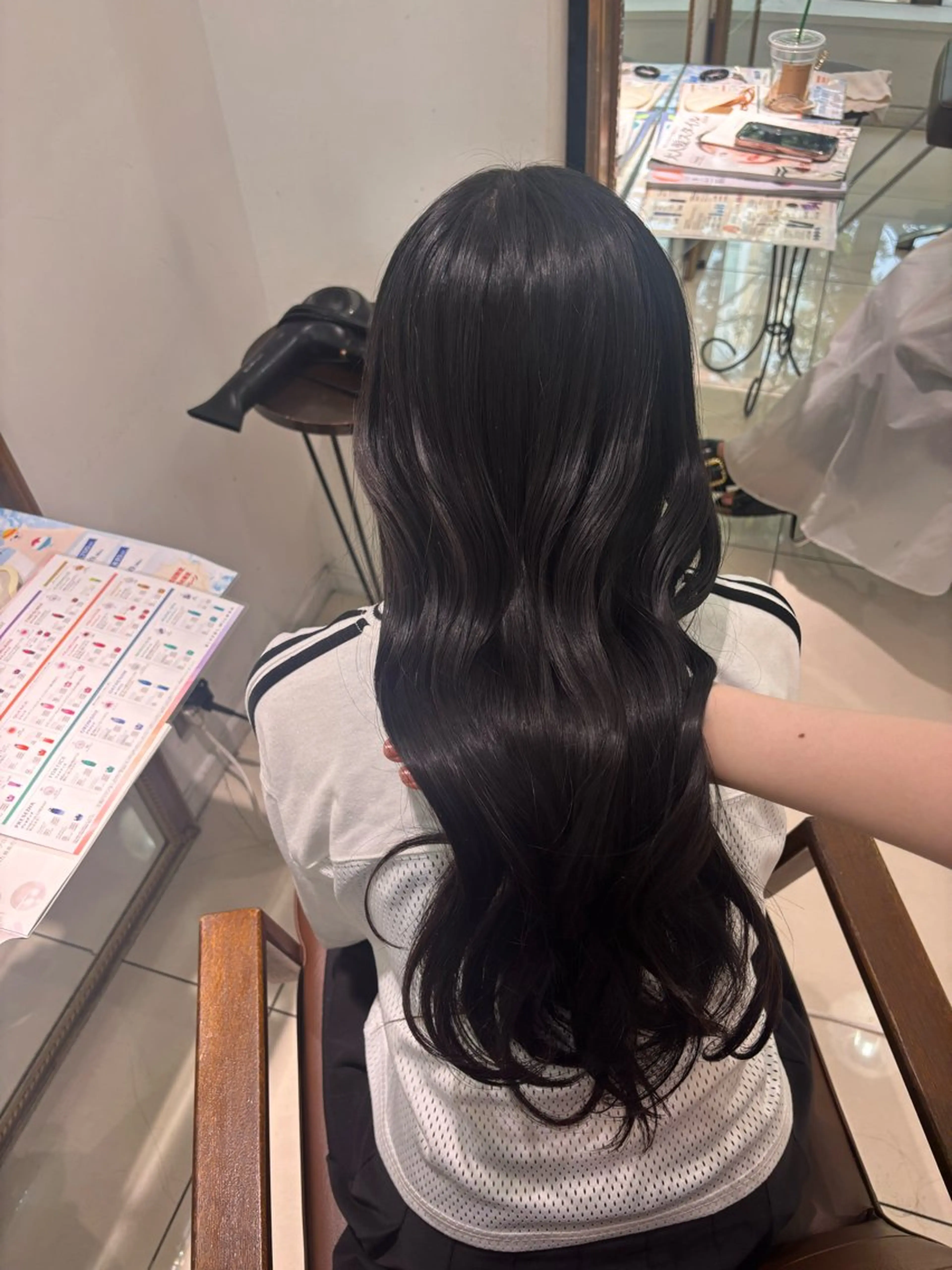 ロング トリートメント 韓国カシスピンク🩰 mai🐰ྀི🤍のヘアスタイル