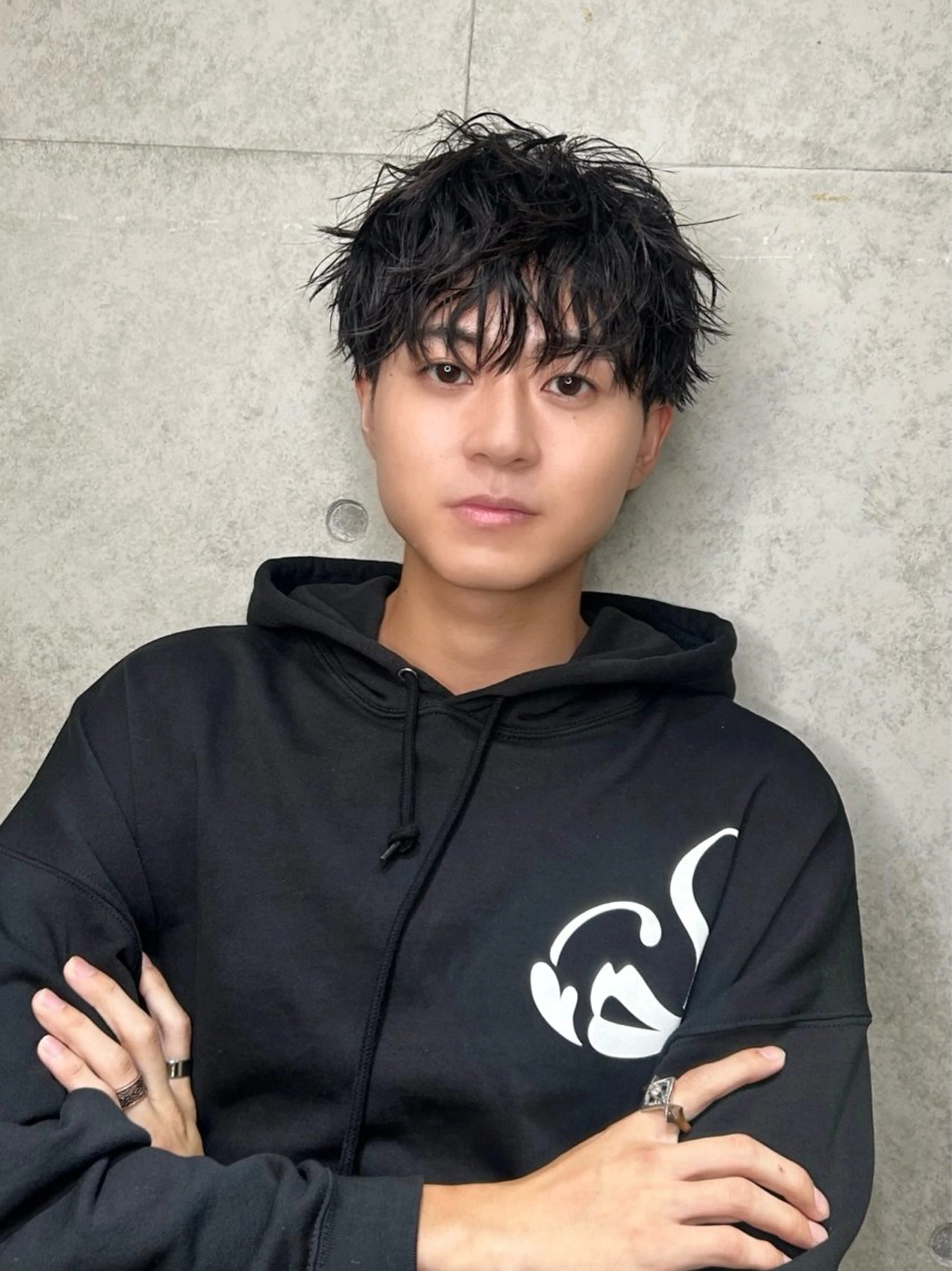 メンズカットモデルの写真