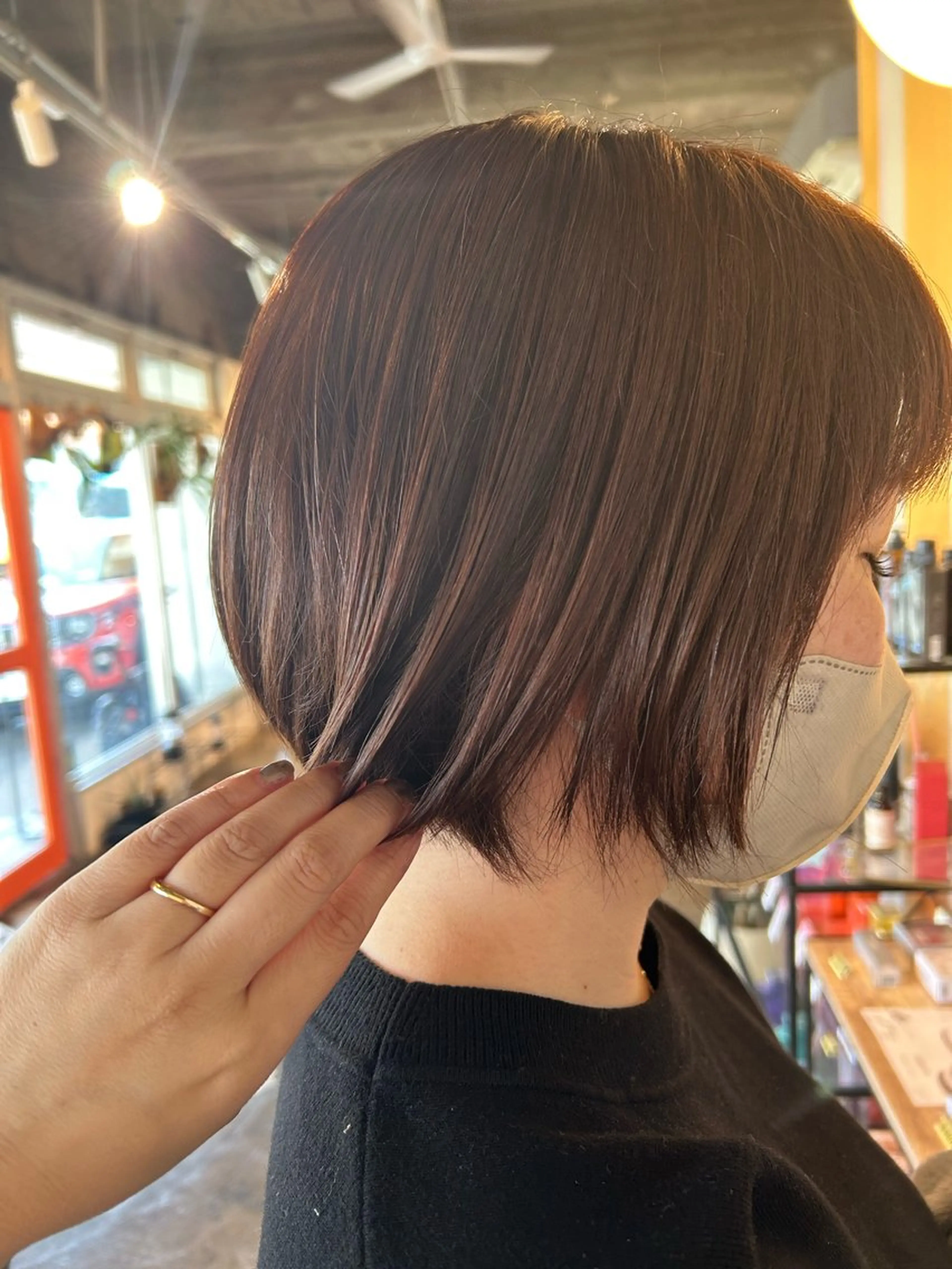 ショート カラー 透明感カラー 暖色shihoのヘアスタイル