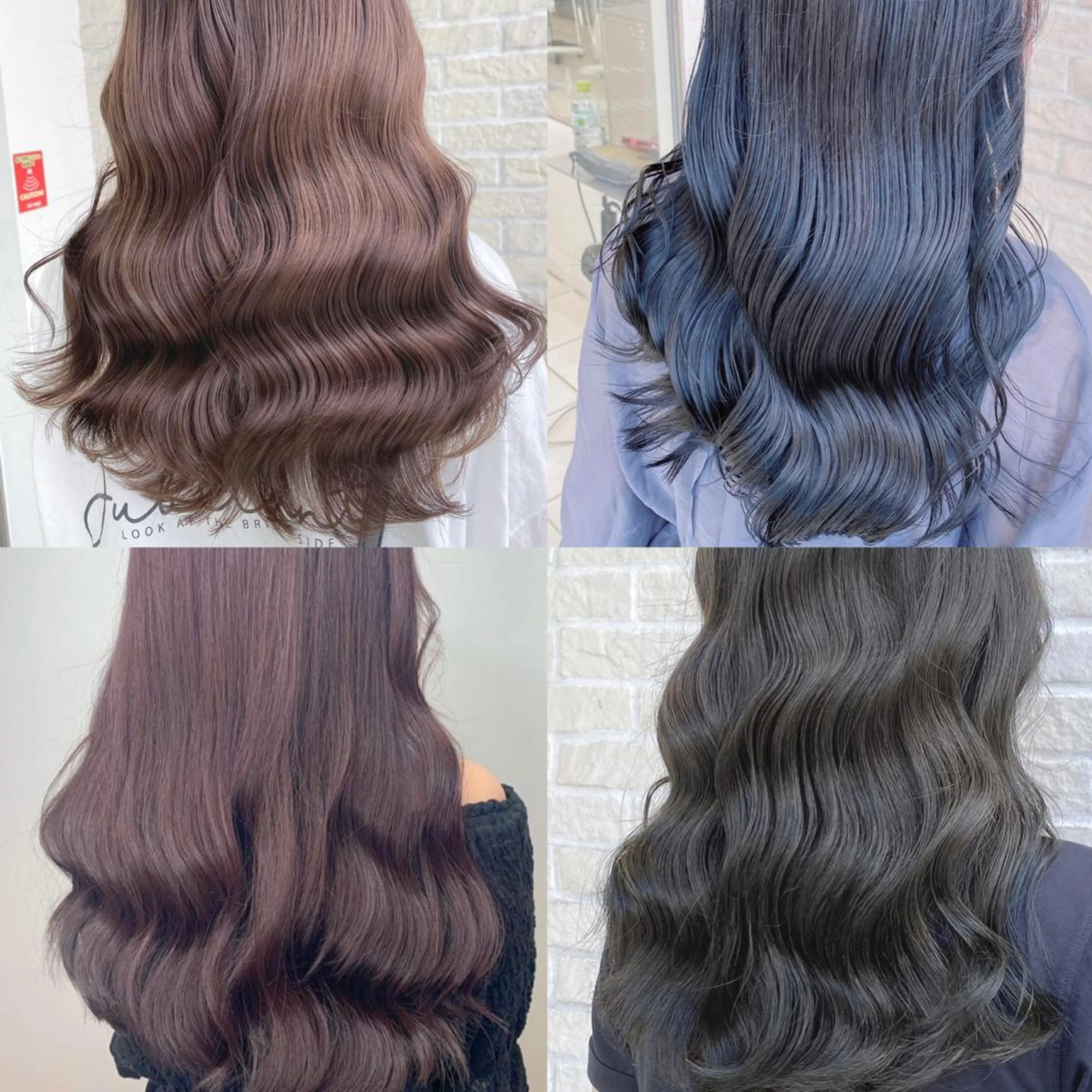 セミロング カラー セミロングパーマ ベージュカラー ブリーチ ブラウンカラー グレージュ ヘアカラー トリートメント ミルクティーレイヤー 大澤竜馬のヘアスタイル