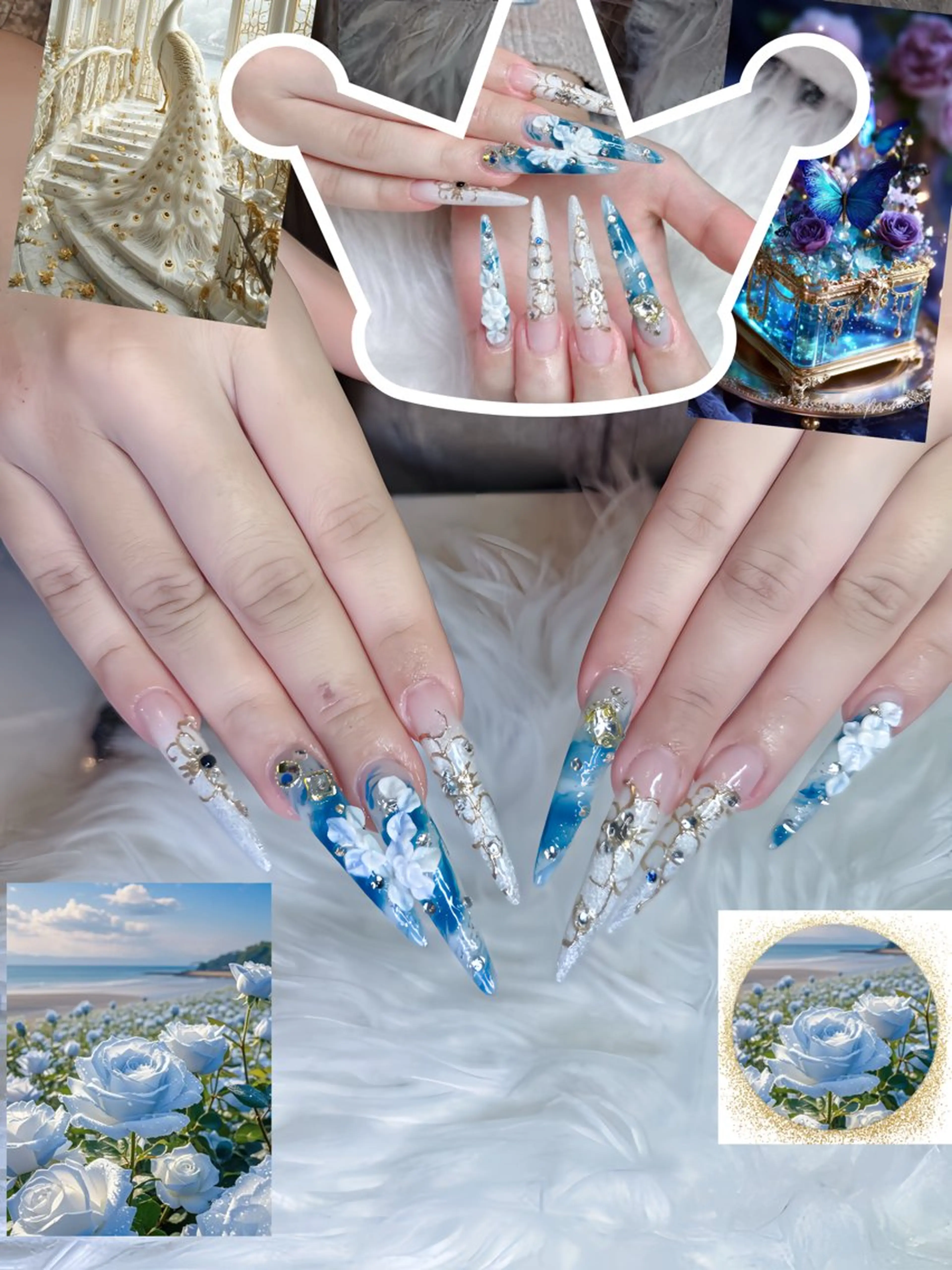 ネイル le luxe nails所属・あやね あんなのネイルデザイン