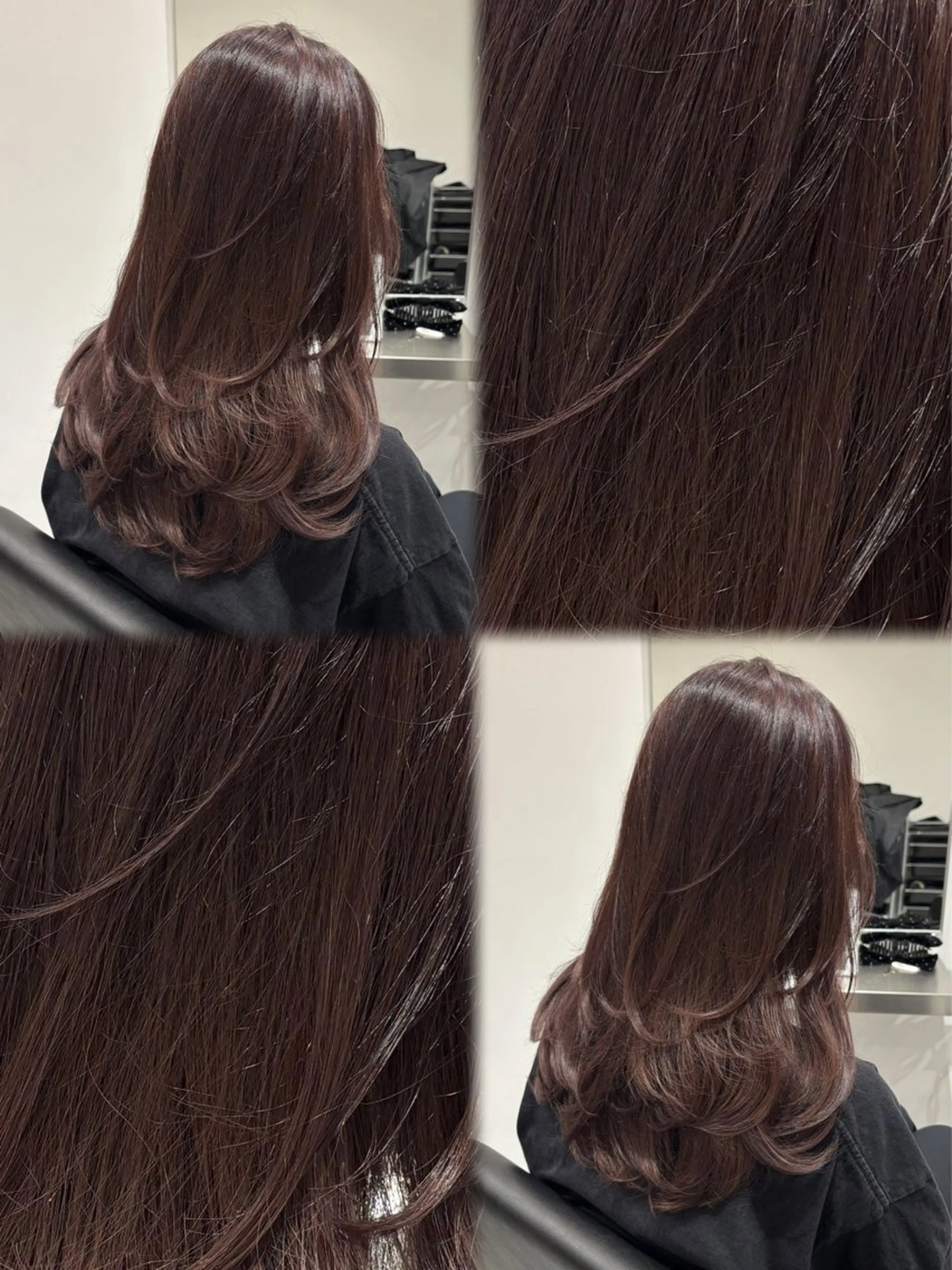セミロング カラー ベージュカラー ブリーチ ブラウンカラー ケアブリーチ カシス ヘアカラー トリートメント 小顔レイヤー×抜け感 hair／正源のヘアスタイル