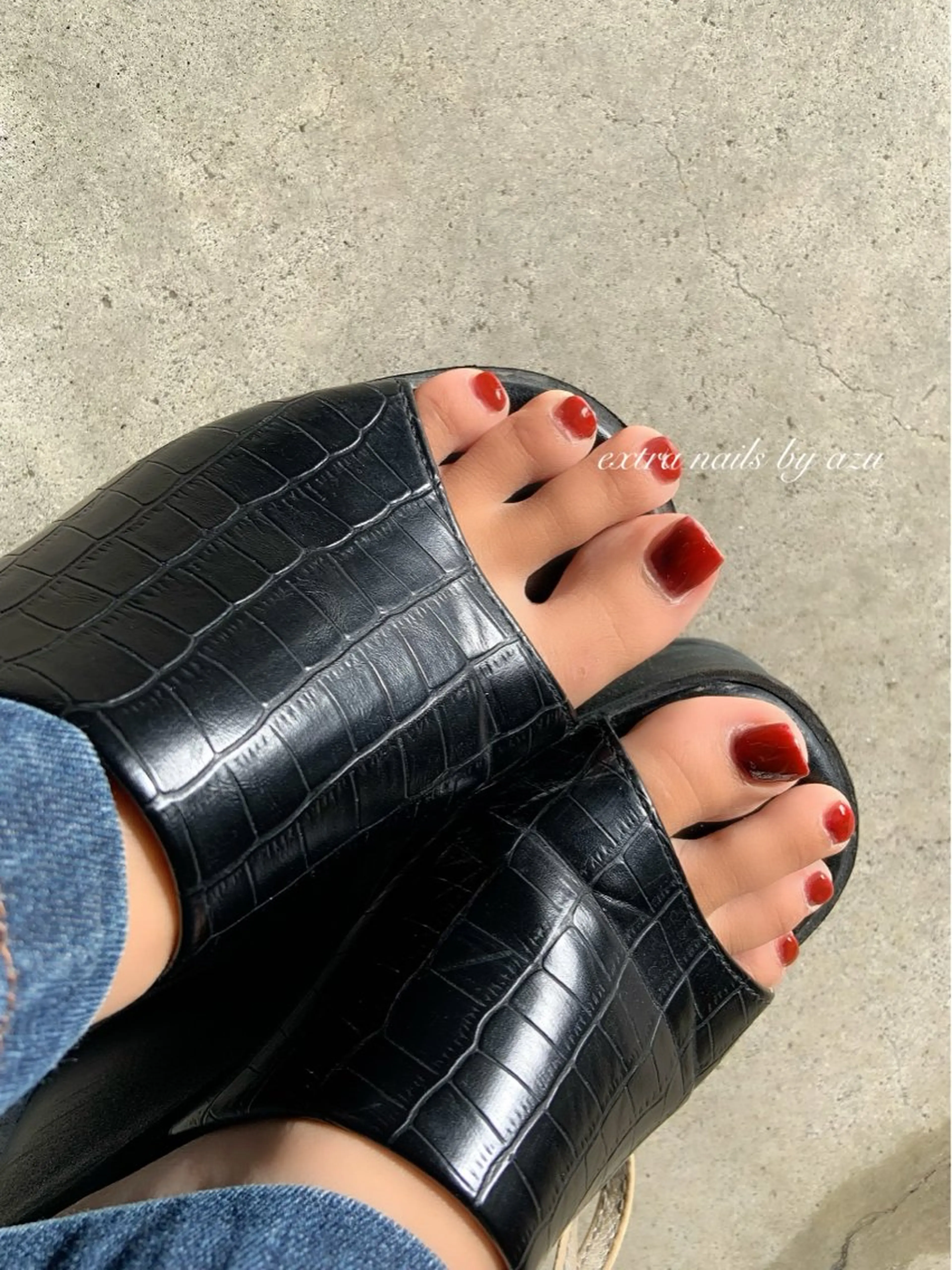 ネイル フットネイル extranails /lemellaのネイルデザイン