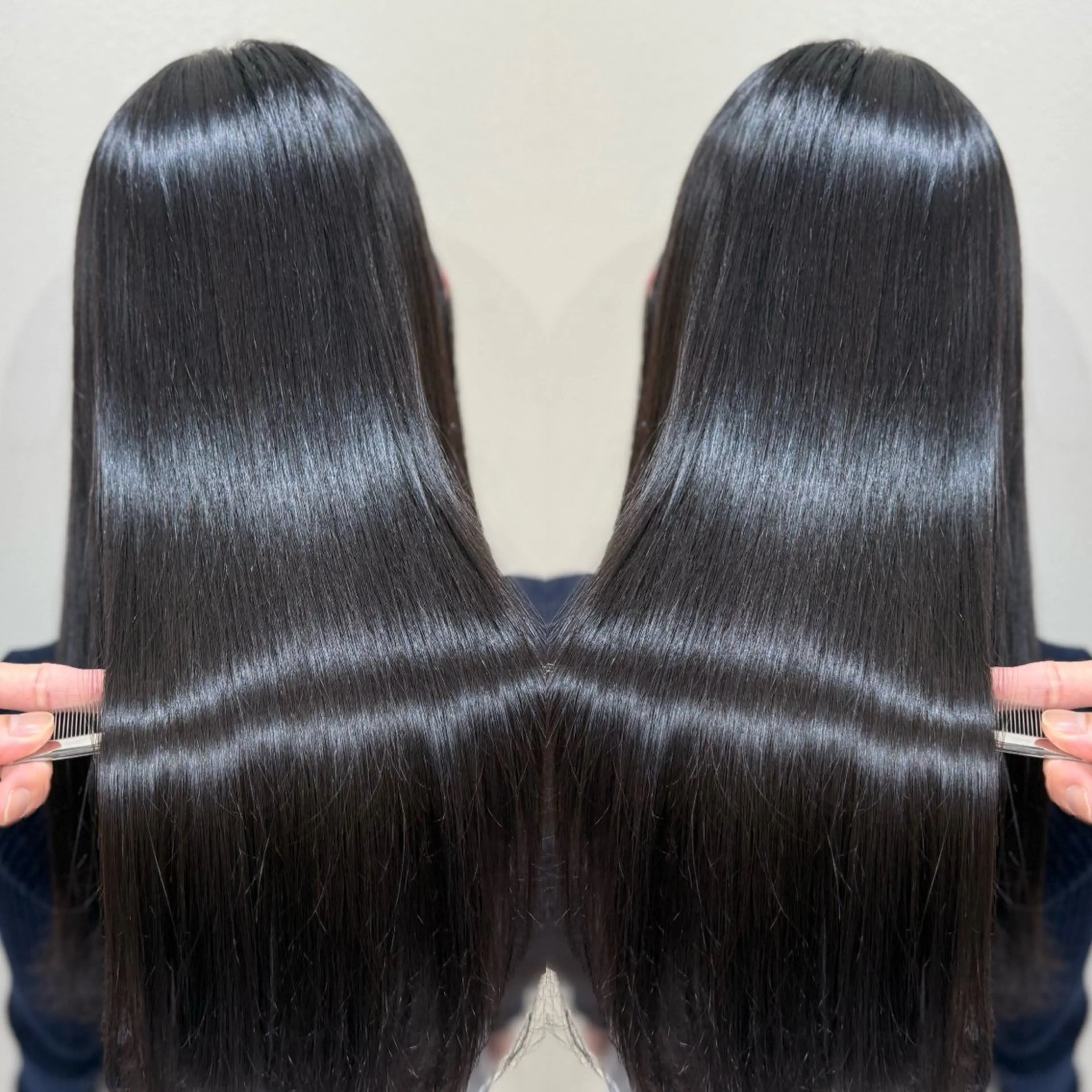 ロング カット 縮毛矯正 トリートメント 髪質改善縮毛矯正🫧 村上蒼生のヘアスタイル