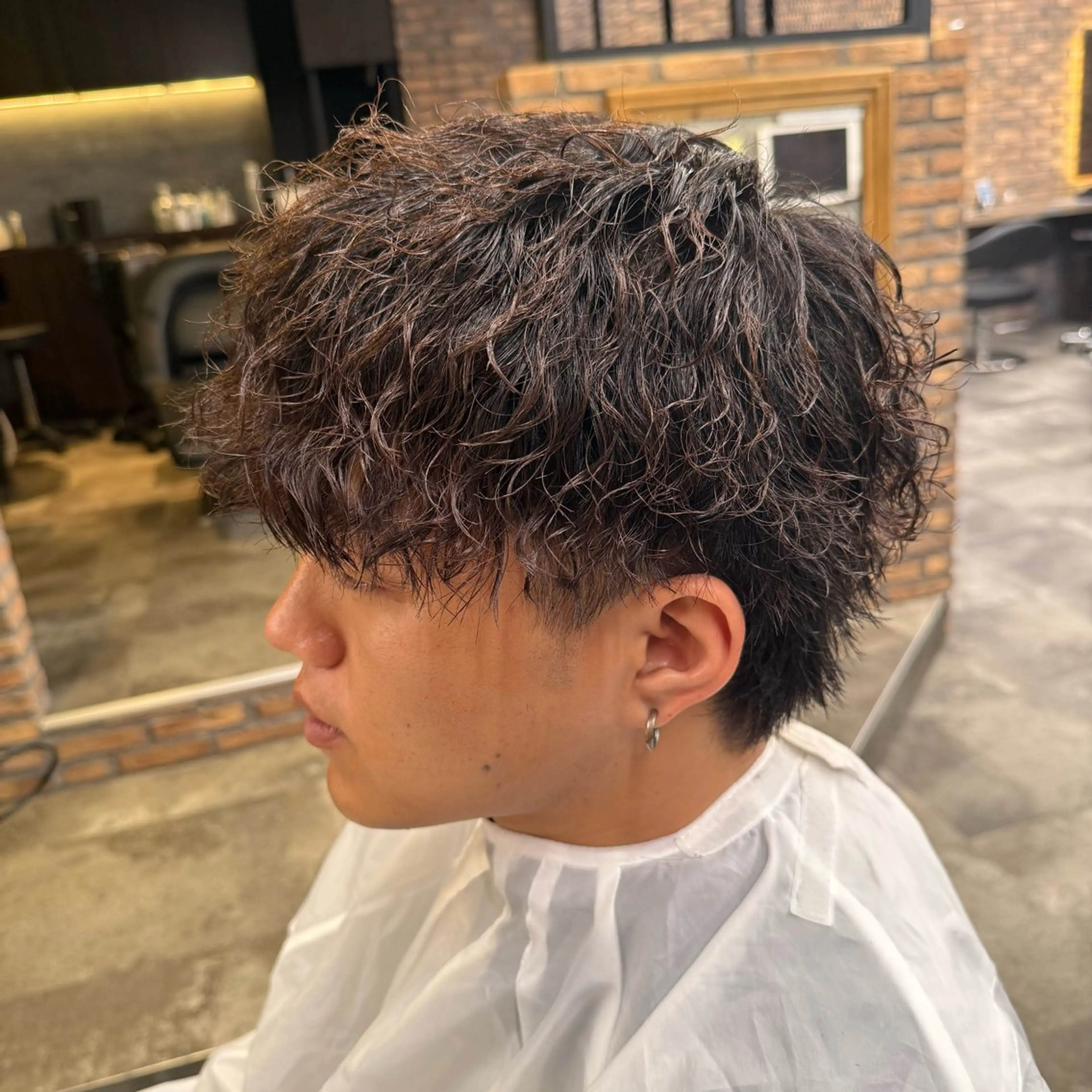 ショート カラー パーマ ヘアアレンジ メンズ キッズ 🔷横浜1のパーマ 職人🔷将太郎のヘアスタイル