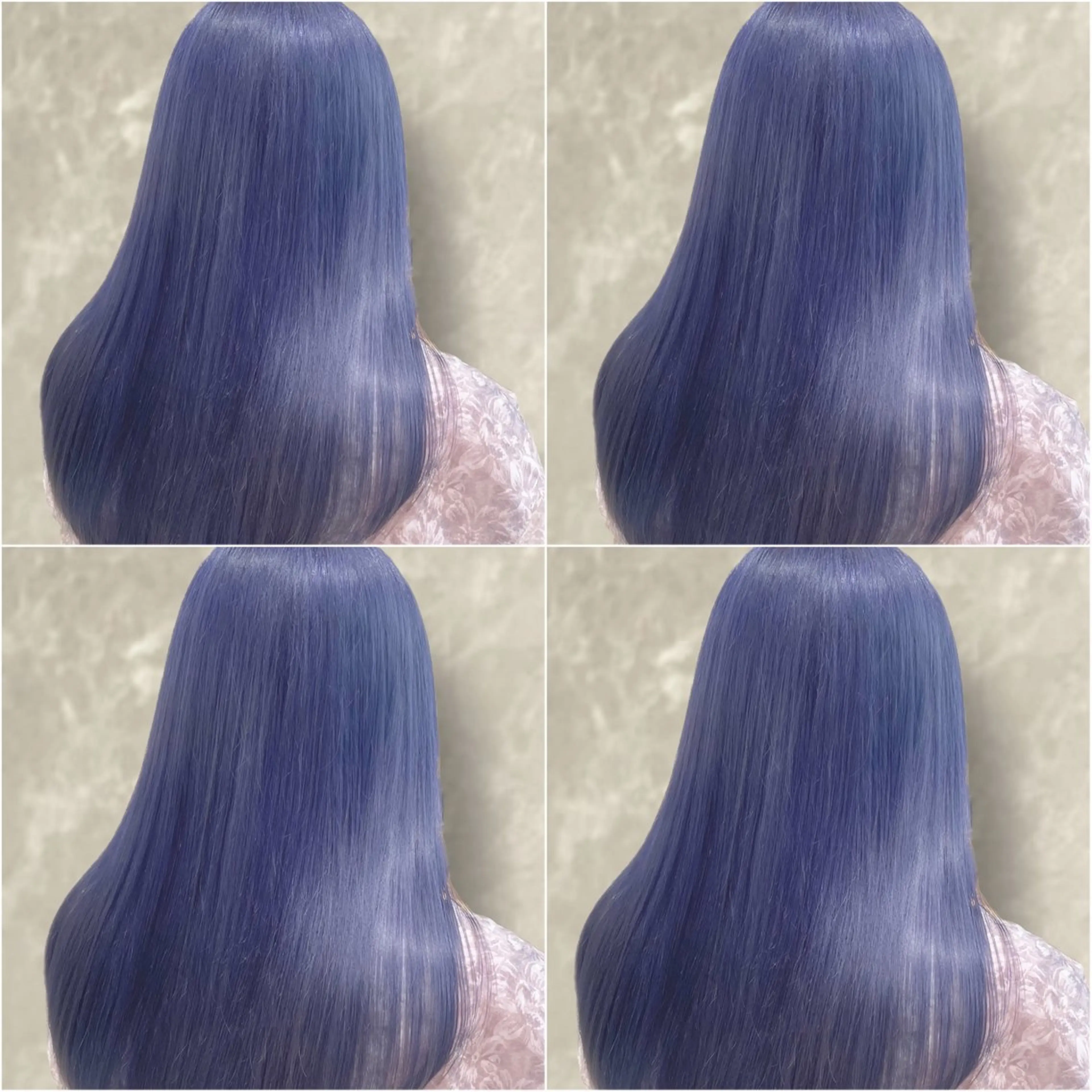 ロング カラー パーマ 縮毛矯正 トリートメント ブリーチなしレイヤー 髪質改善/韓国ヘアのヘアスタイル