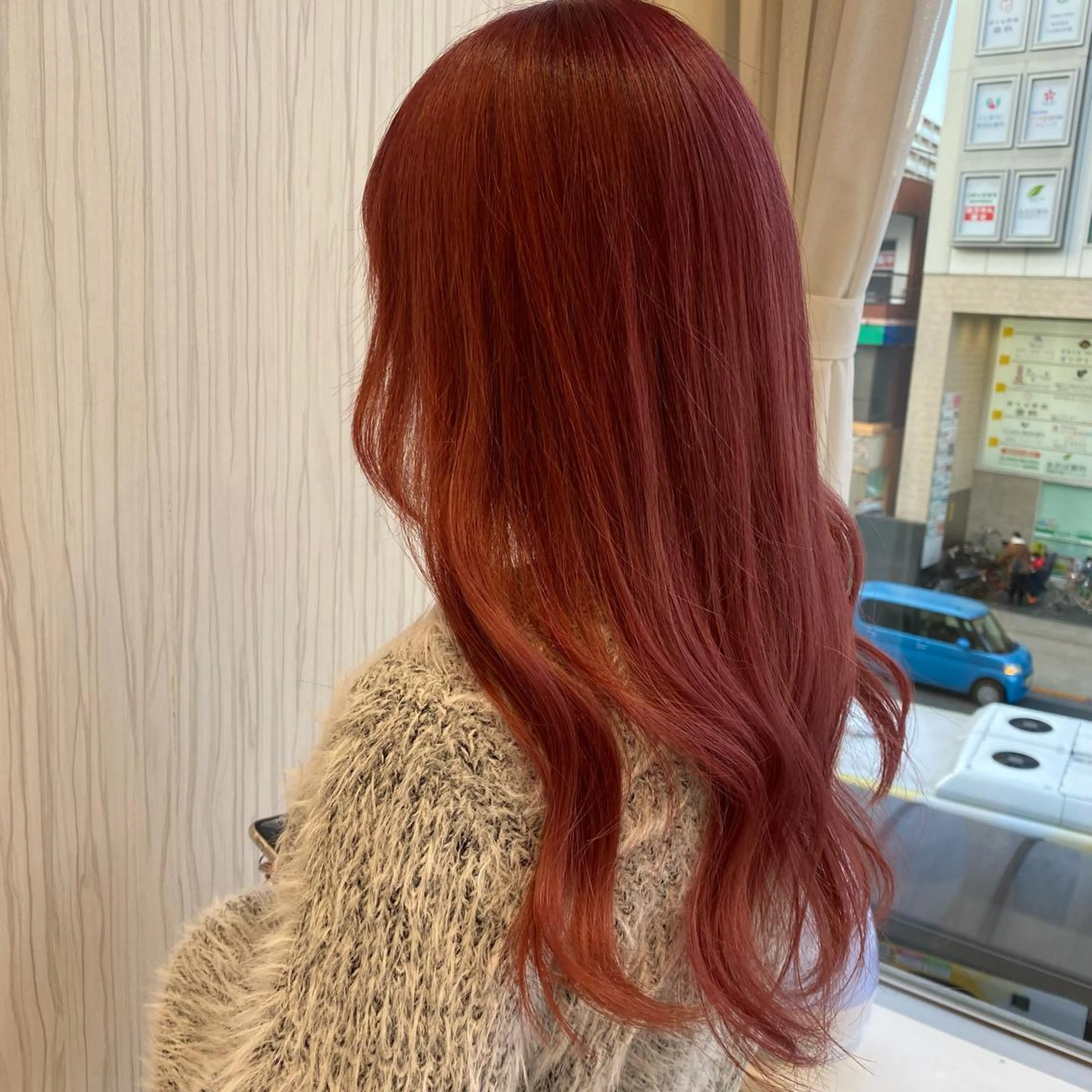 セミロング カラー カット ヘアカラー トリートメント ノンダメージサロンBonheur銀座並木通り店所属・ULTOWA/銀座 ERIのヘアスタイル