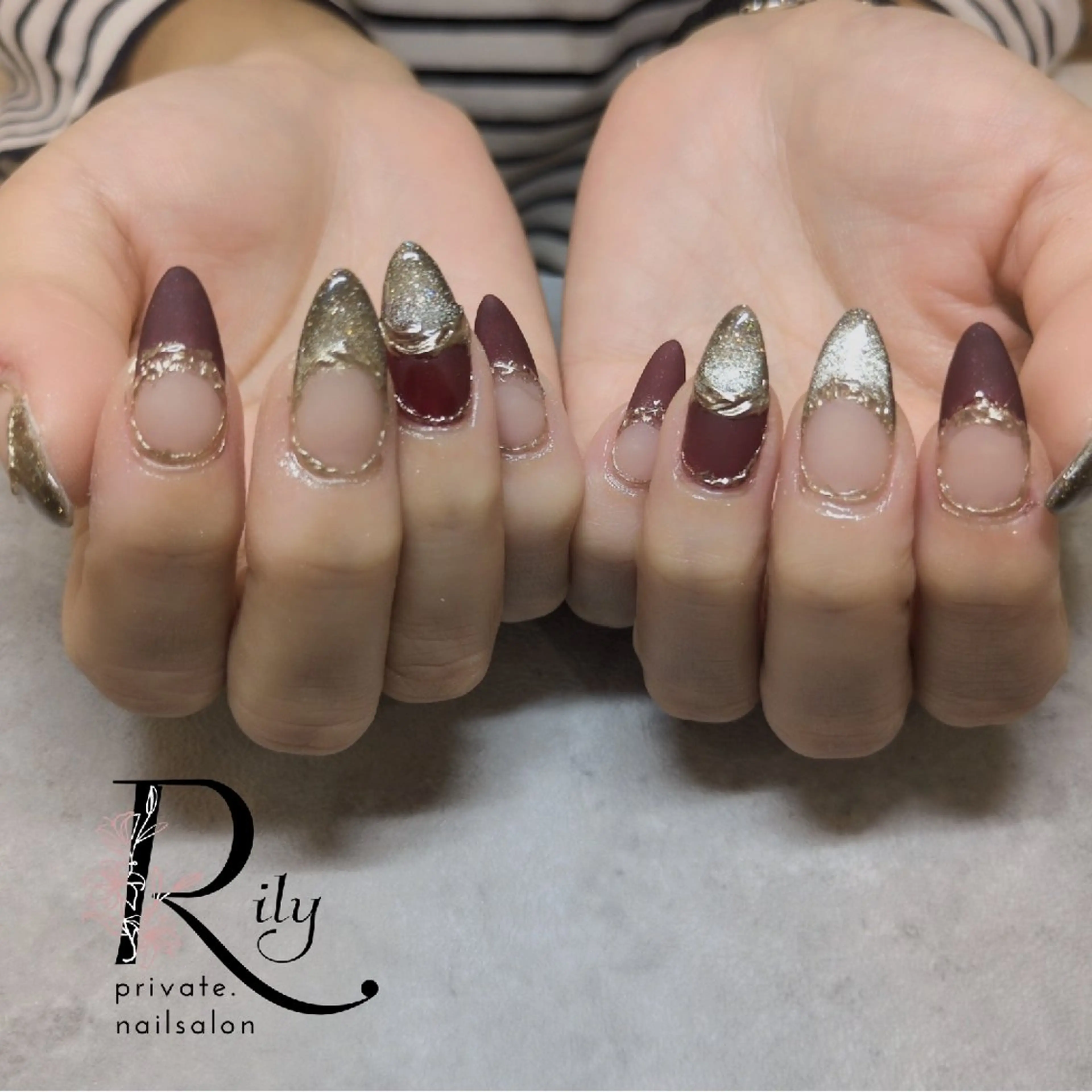 ネイル ハンドネイル nailsalon Rilyのネイルデザイン