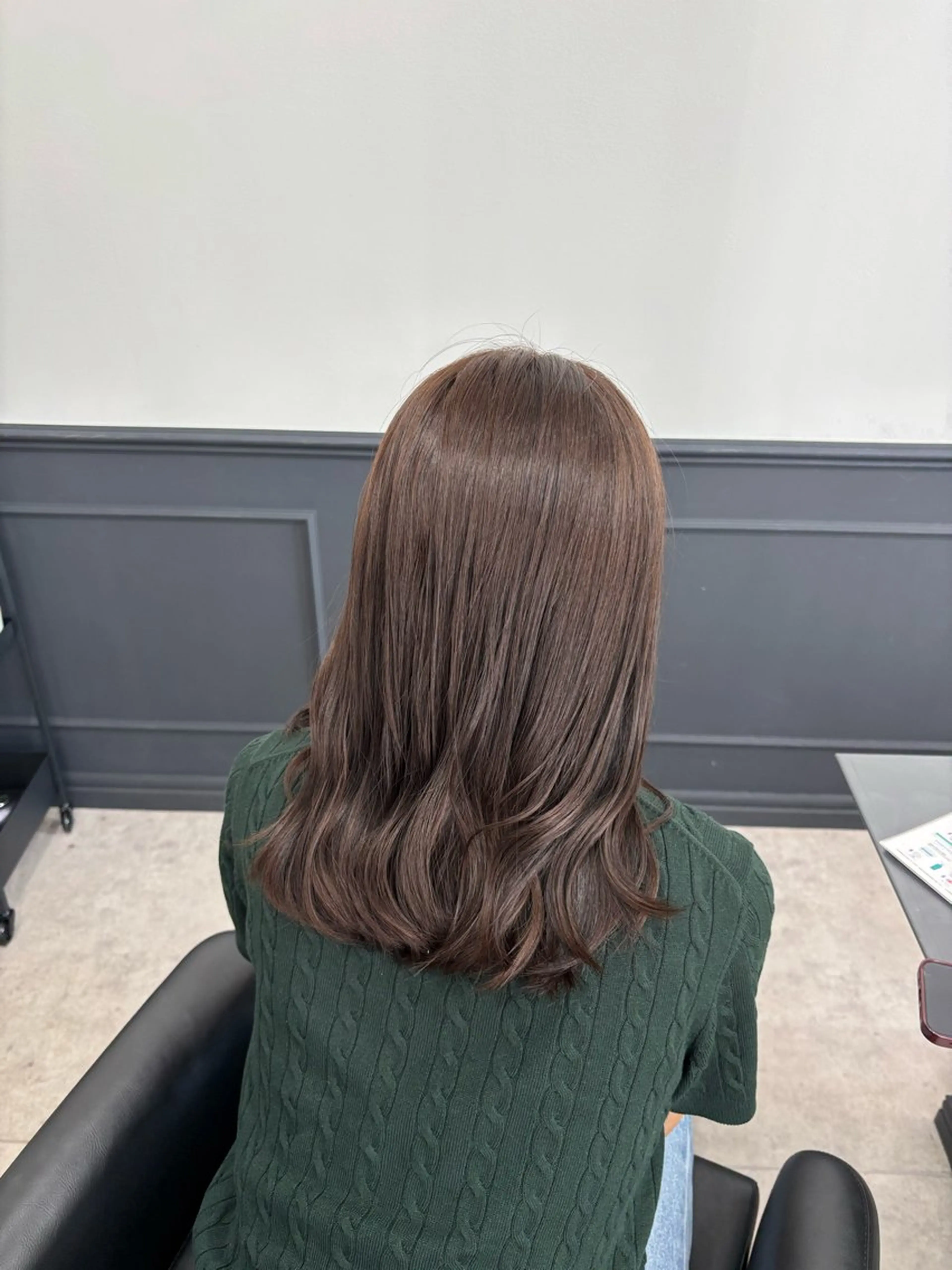 ミディアム ヘアカラー 長谷川 さくらのヘアスタイル
