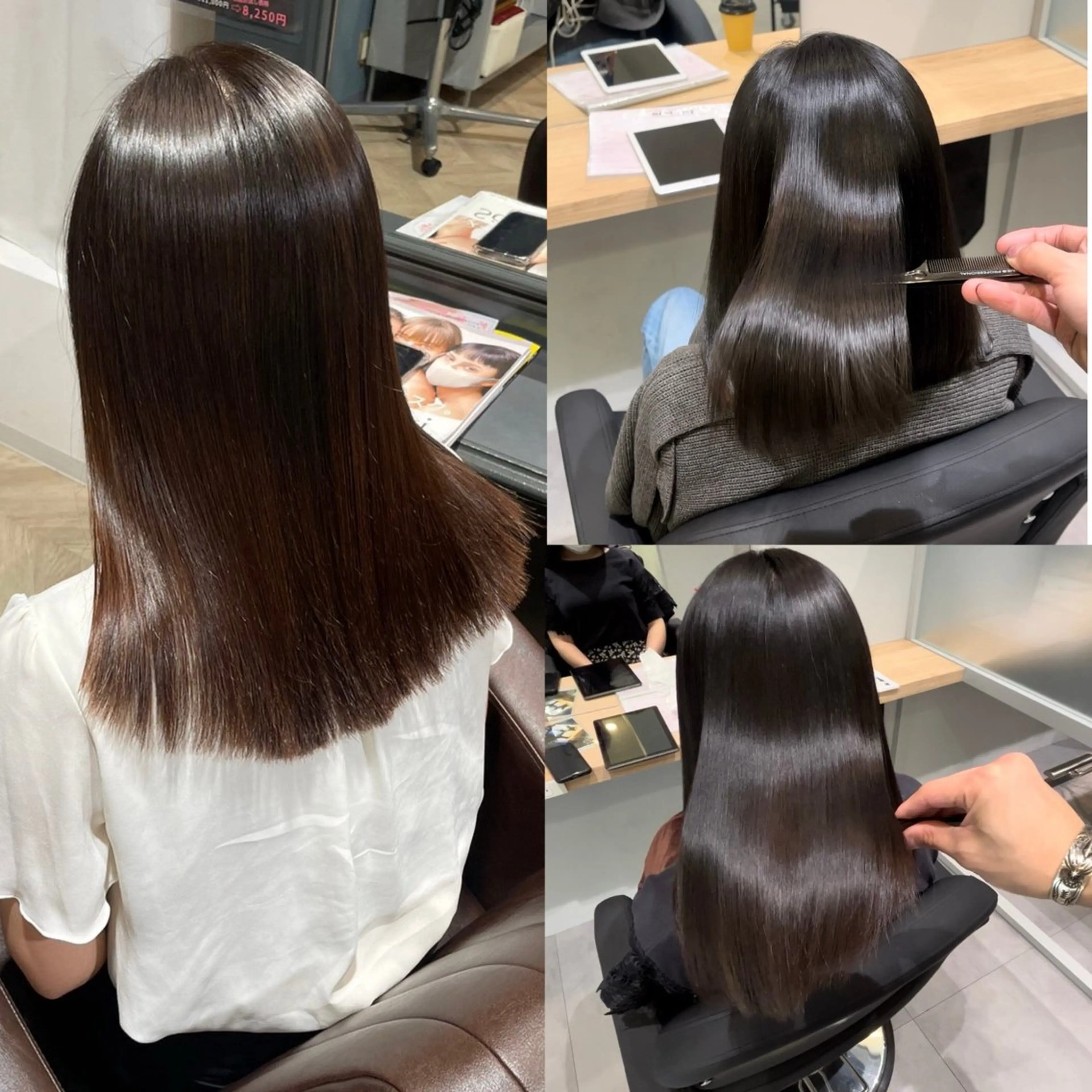 セミロング Bonheur銀座店所属・髙落 香帆のヘアスタイル