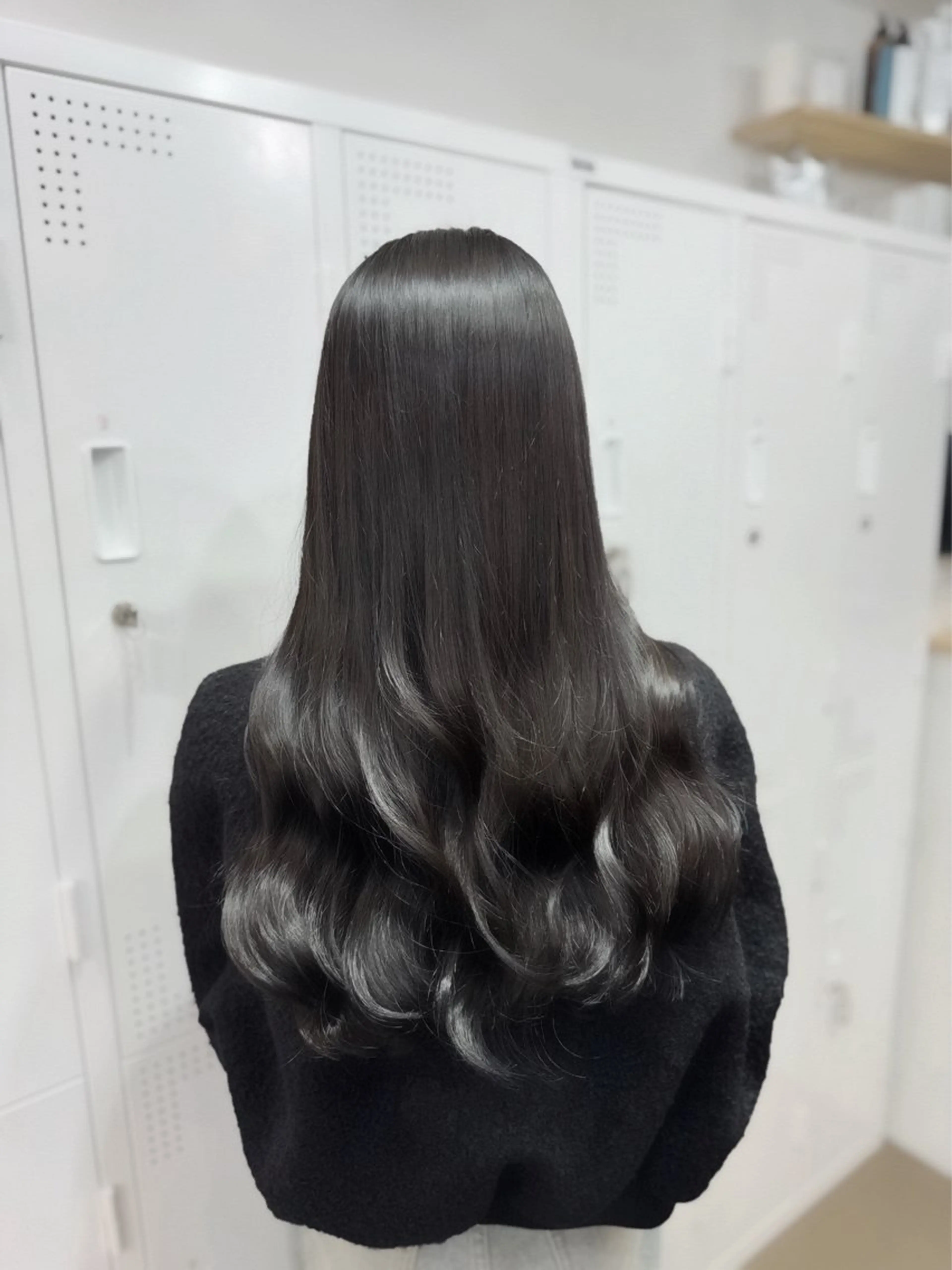 ロング 川元 春奈のヘアスタイル