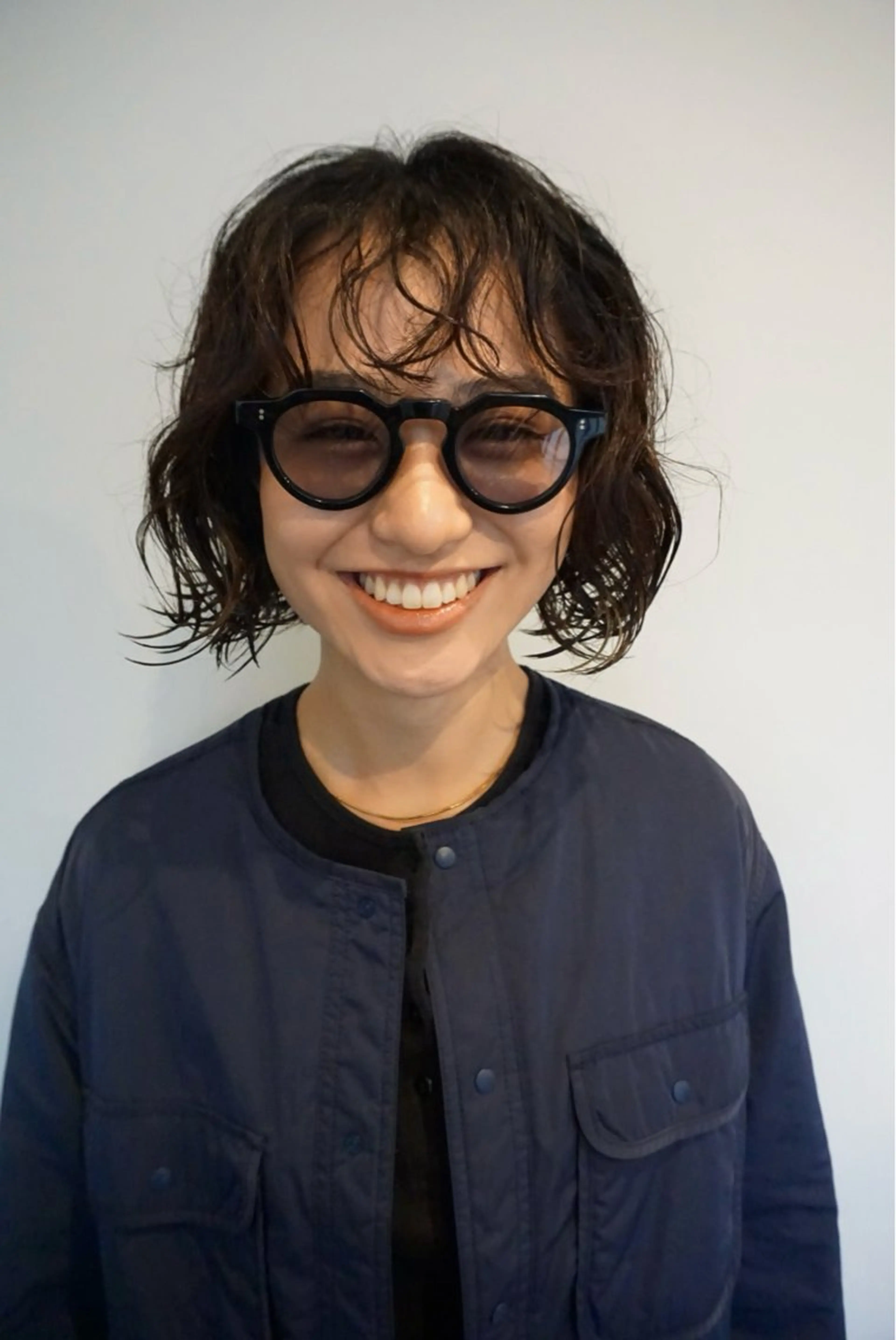 ミディアム ミディアムパーマ カット パーマ miyuu/透明感 カラー/レイヤー🤎のヘアスタイル