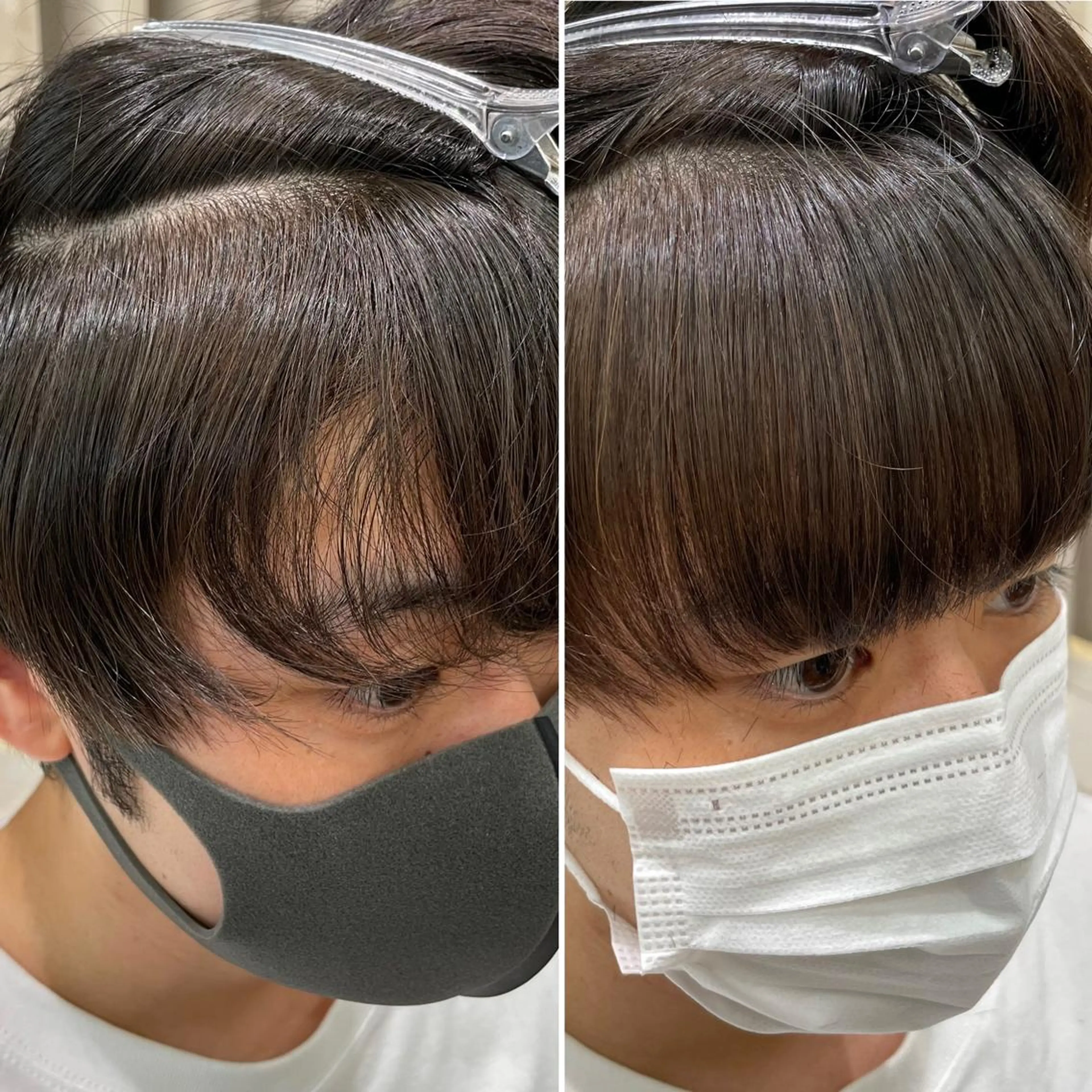 ショート パーマ メンズ カット 縮毛矯正 【メンズ縮毛矯正】 田中秀斗のヘアスタイル