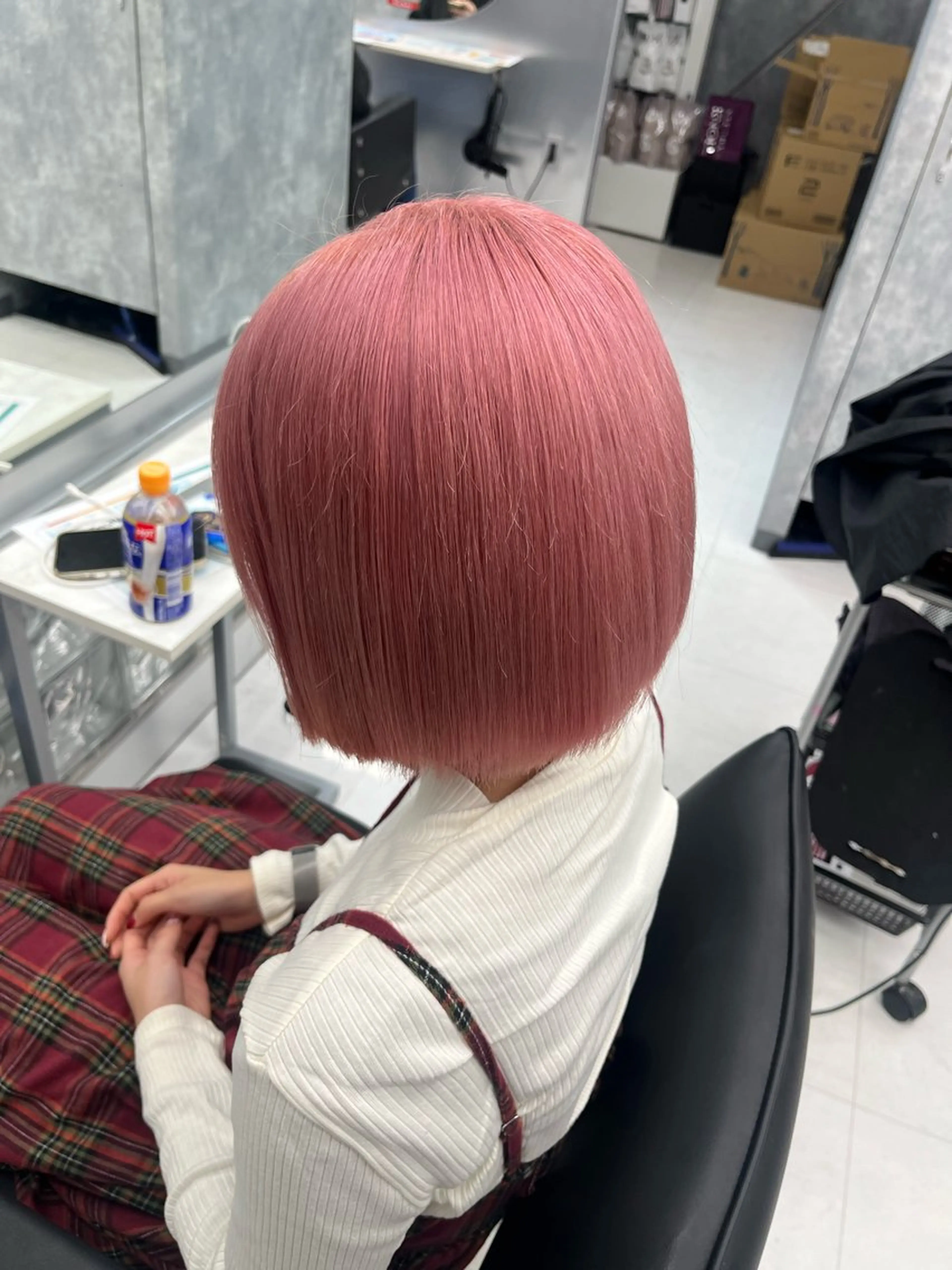 ショート pink hair 🩷mayu🩷のヘアスタイル