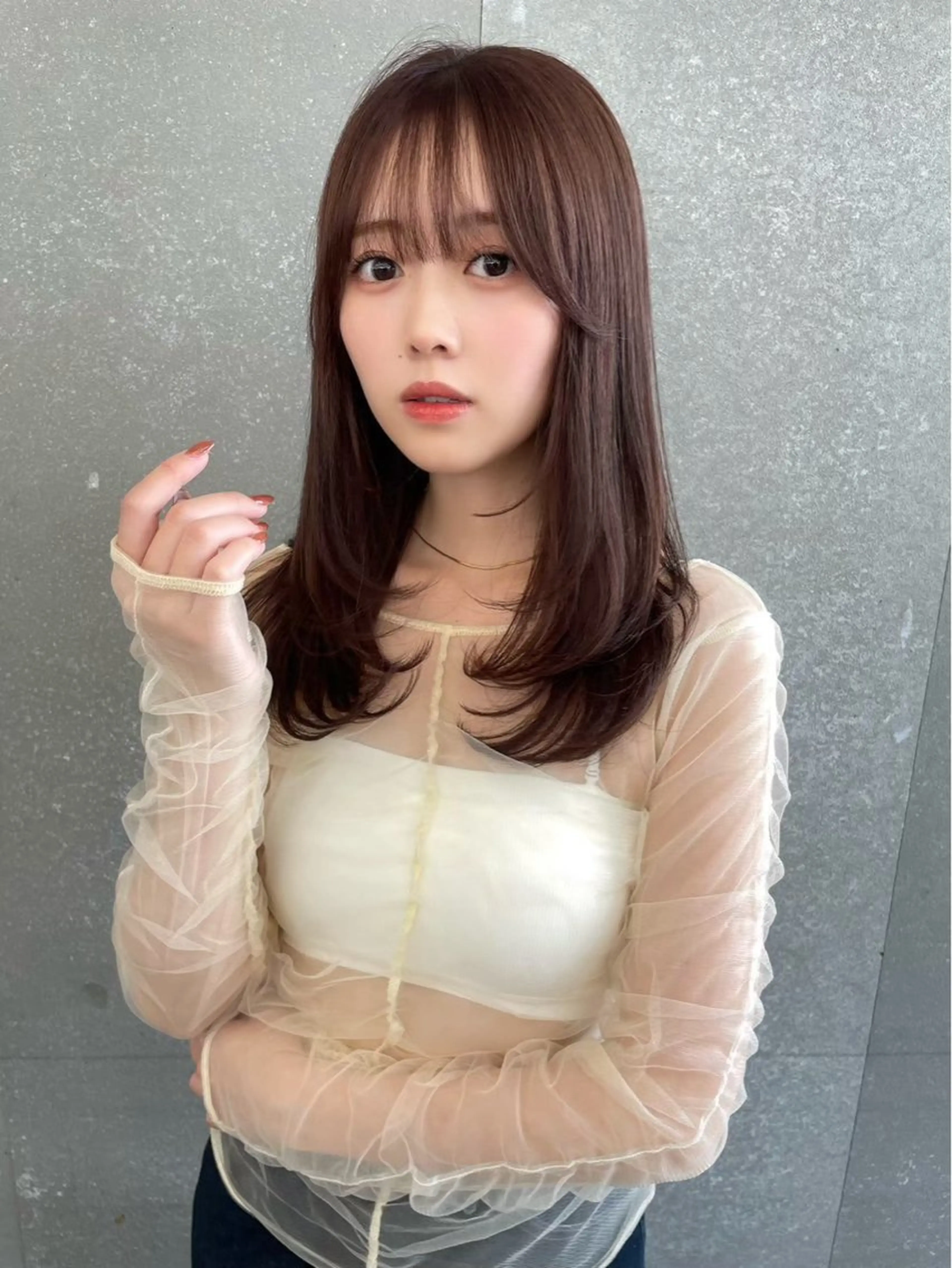 ロング カラー ✨Riria✨ ブリーチなしカラーのヘアスタイル