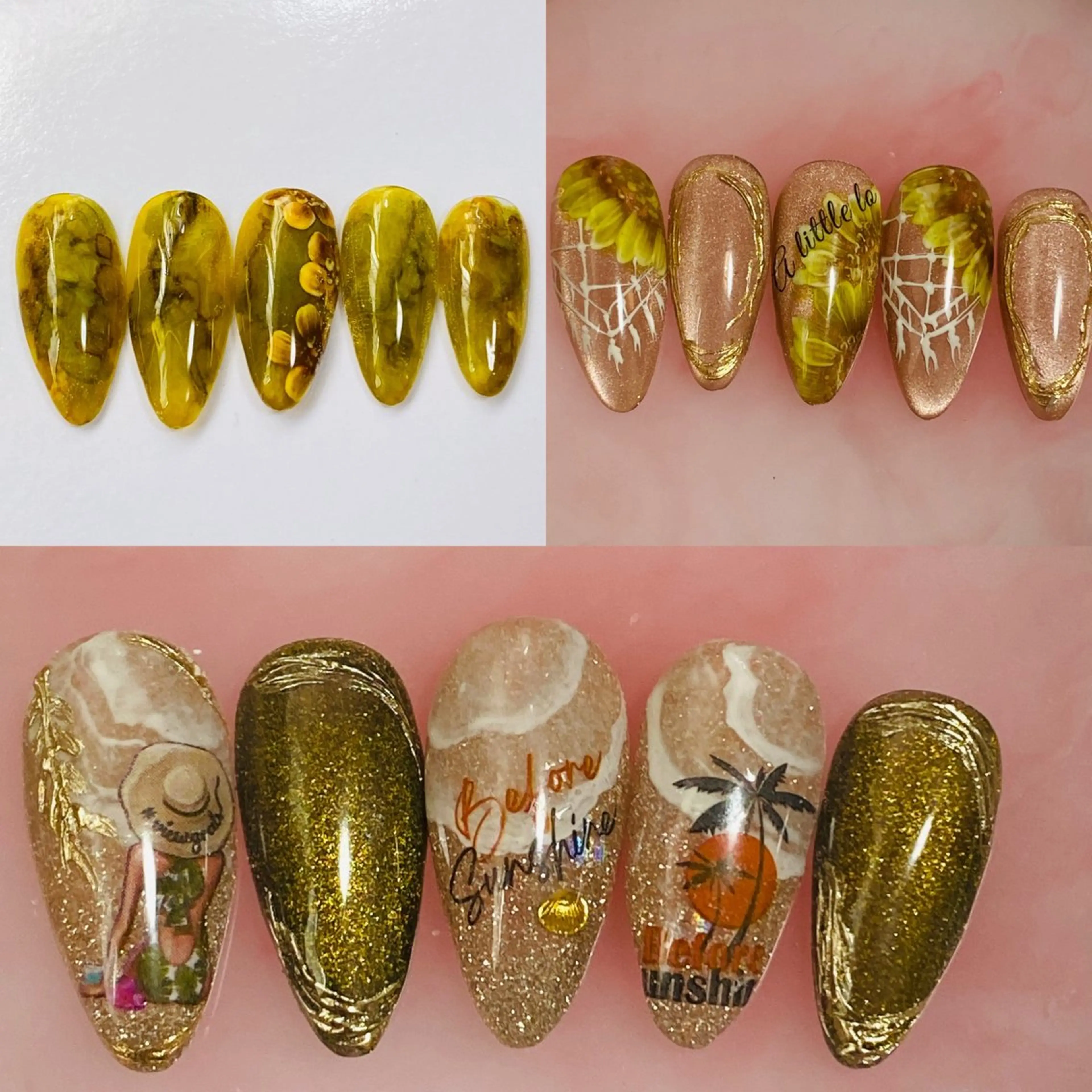 ネイル マグネットネイル 夏ネイル 自宅ネイルサロン ♦️nuance♦️のネイルデザイン