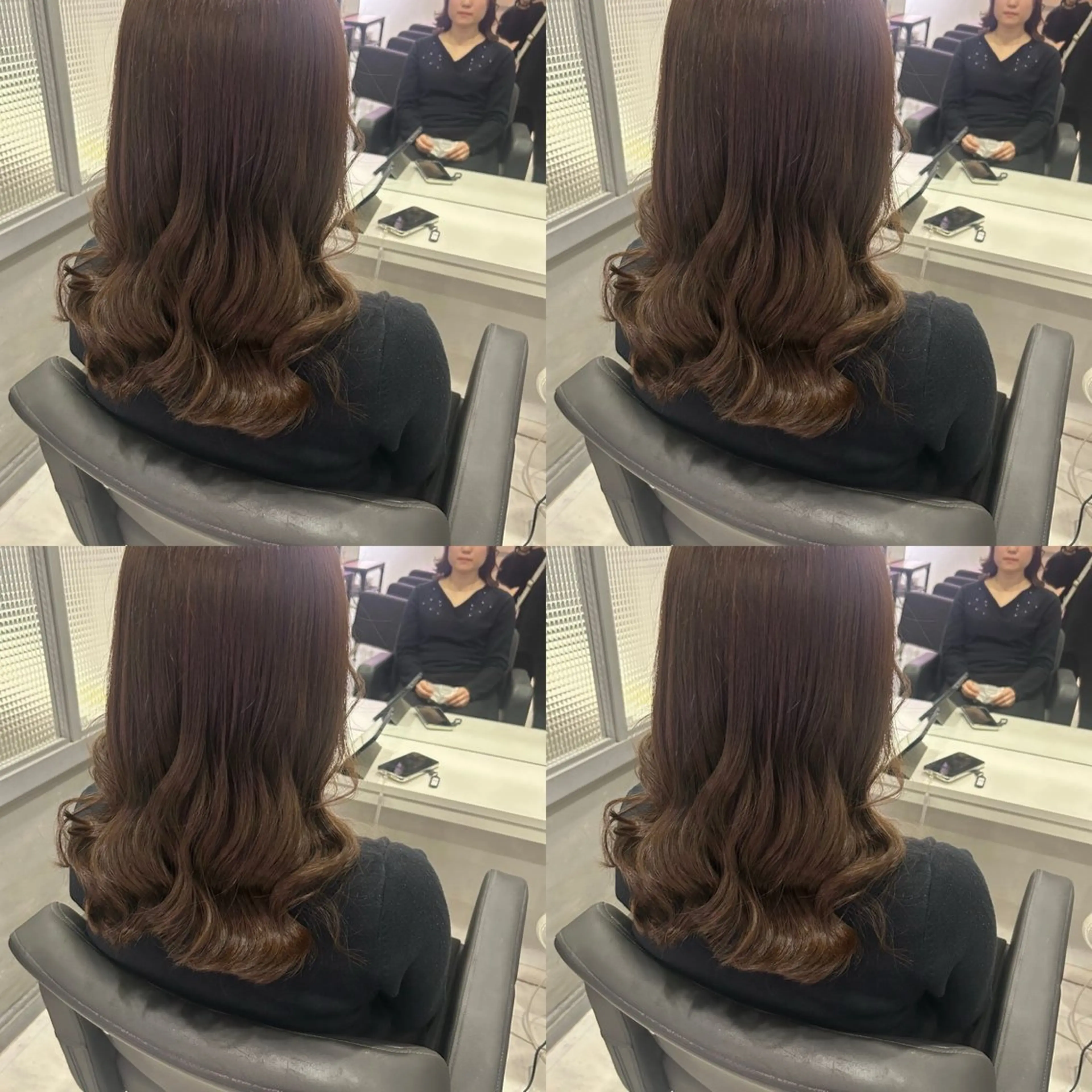 ロング カラー ヘアカラー トリートメント 🎀韓国ヘア/ 髪質改善 このは🎀のヘアスタイル