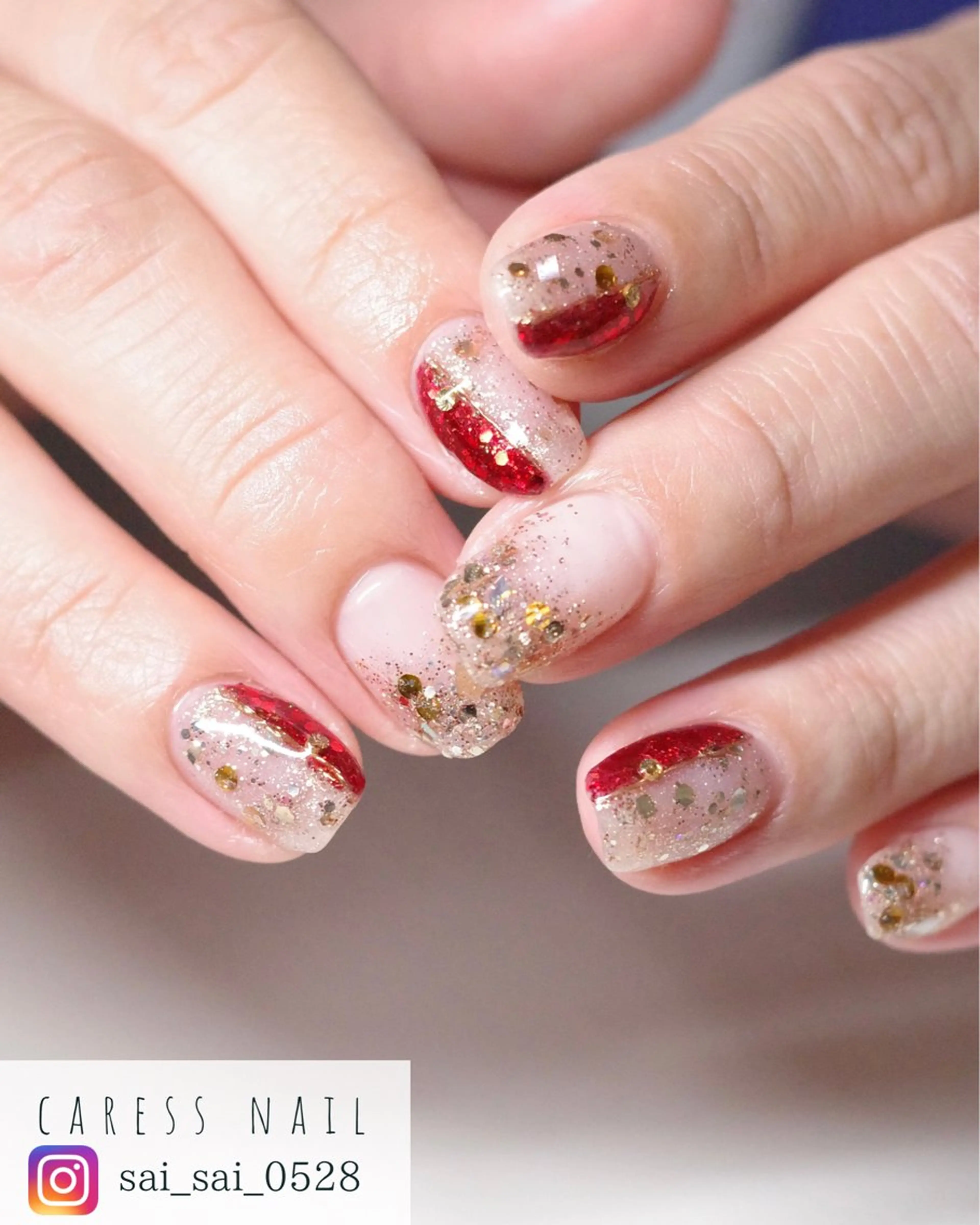 ネイル caress  nail カレスネイル　代々木上原所属・カレスネイル さいのネイルデザイン