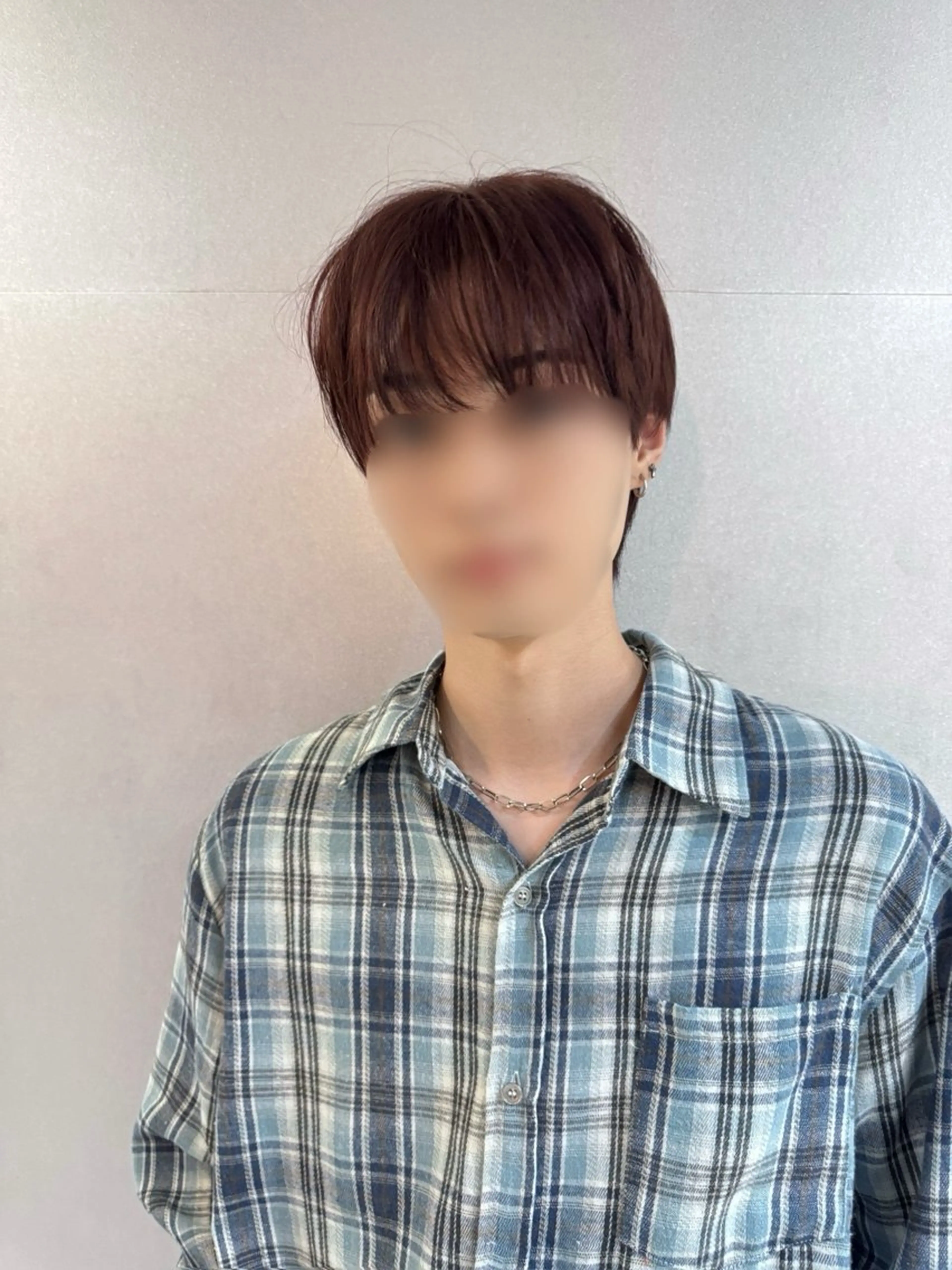 メンズ メンズブリーチ レイヤーハッシュカッ トカラー専門美容師のヘアスタイル