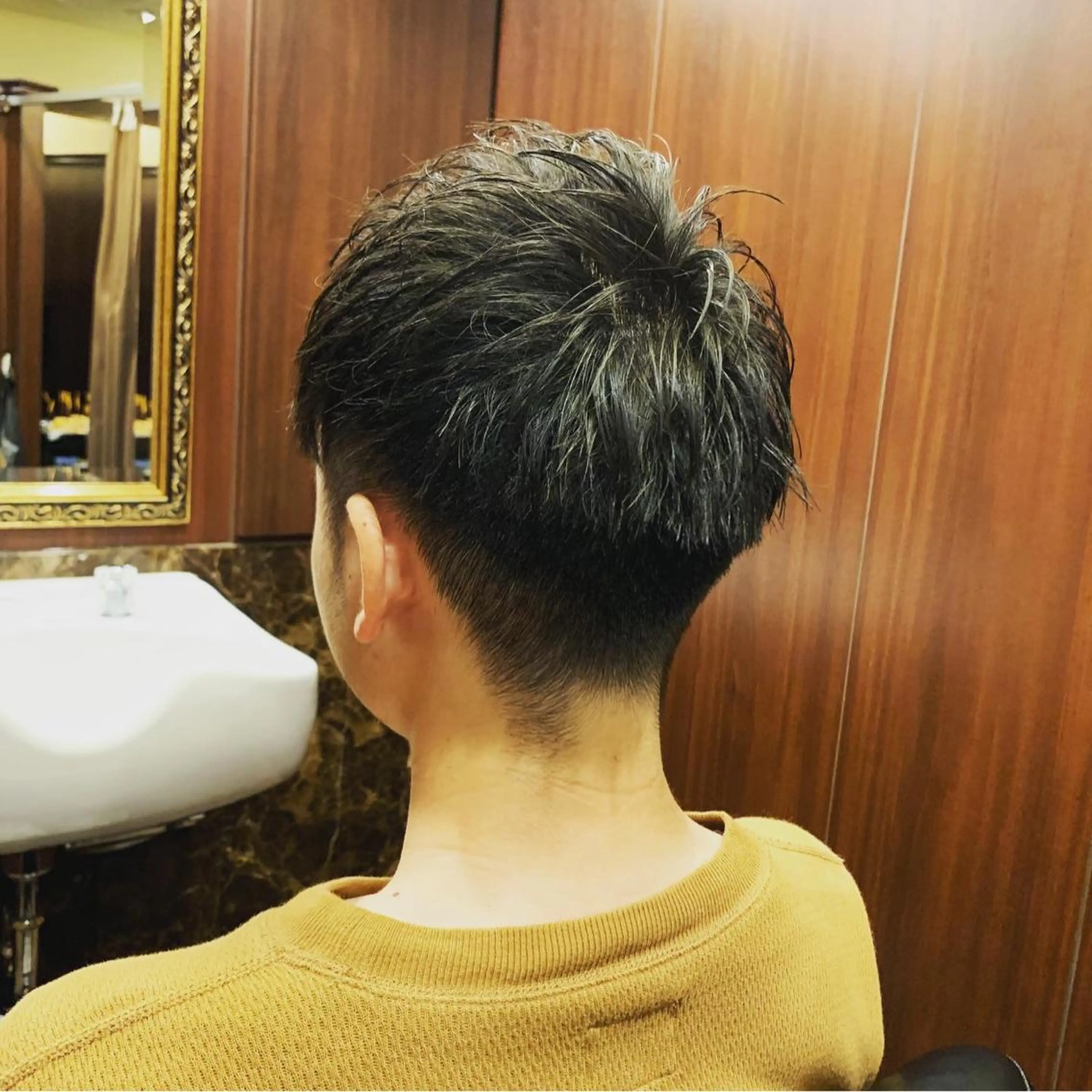 ショート メンズ ヒロ銀座 バーバーショップ神楽坂所属・ひらお あおとのヘアスタイル