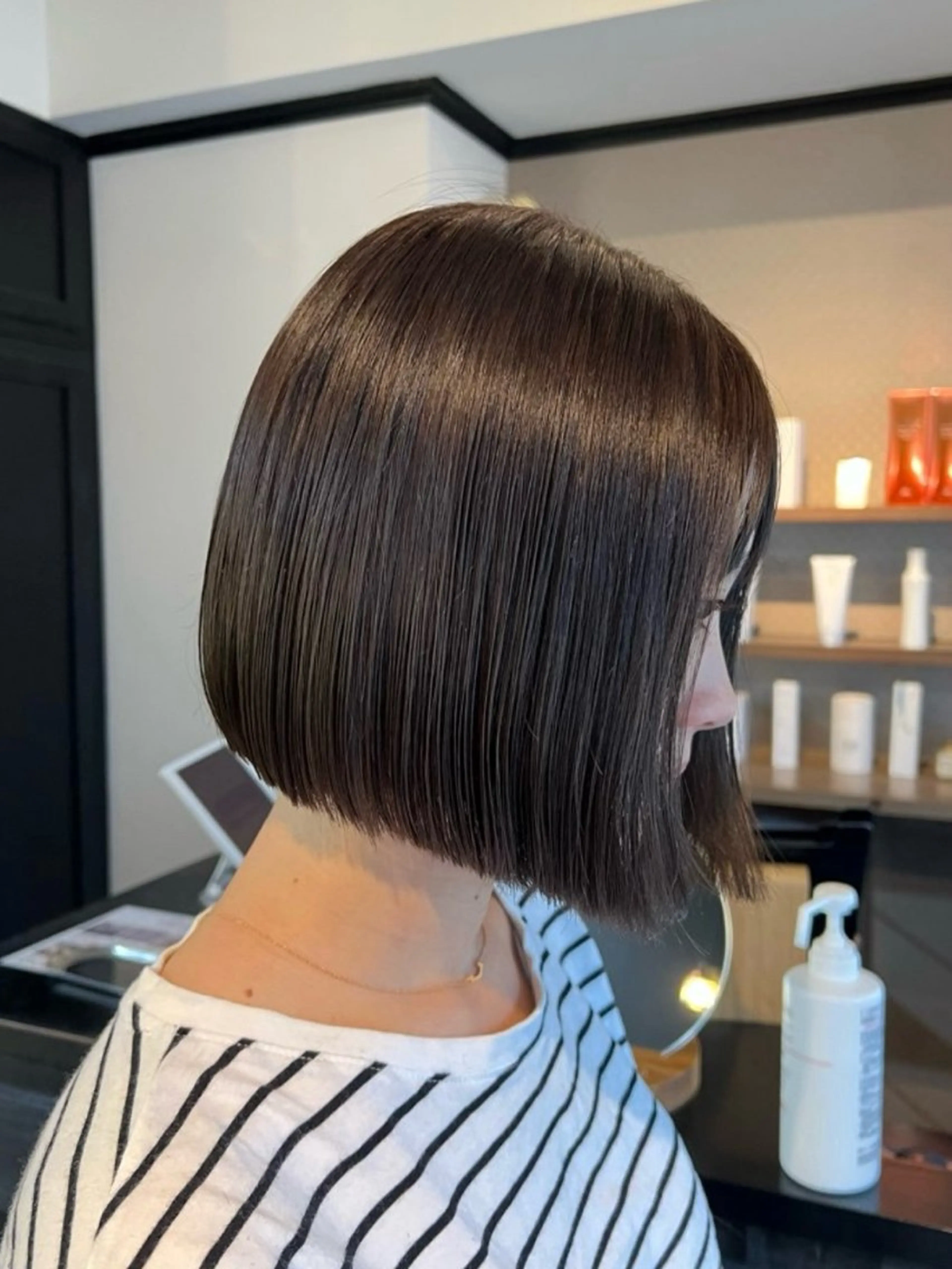 ショート カラー アッシュ 透明感カラー VISEO ／ Suzuのヘアスタイル