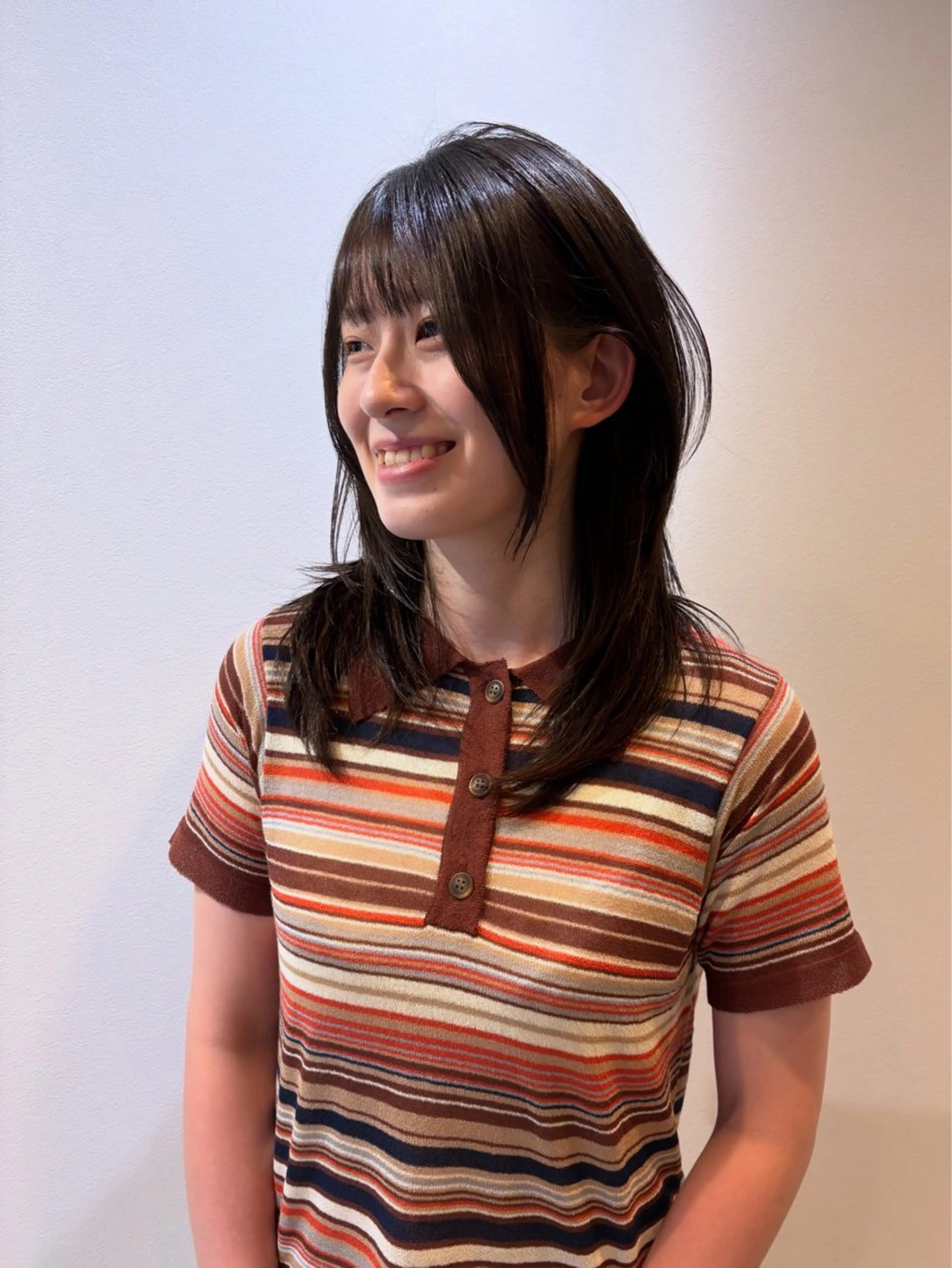 ミディアム ハッシュカット カット トリートメント ショート/レイヤー/ ボブ/安本和史のヘアスタイル