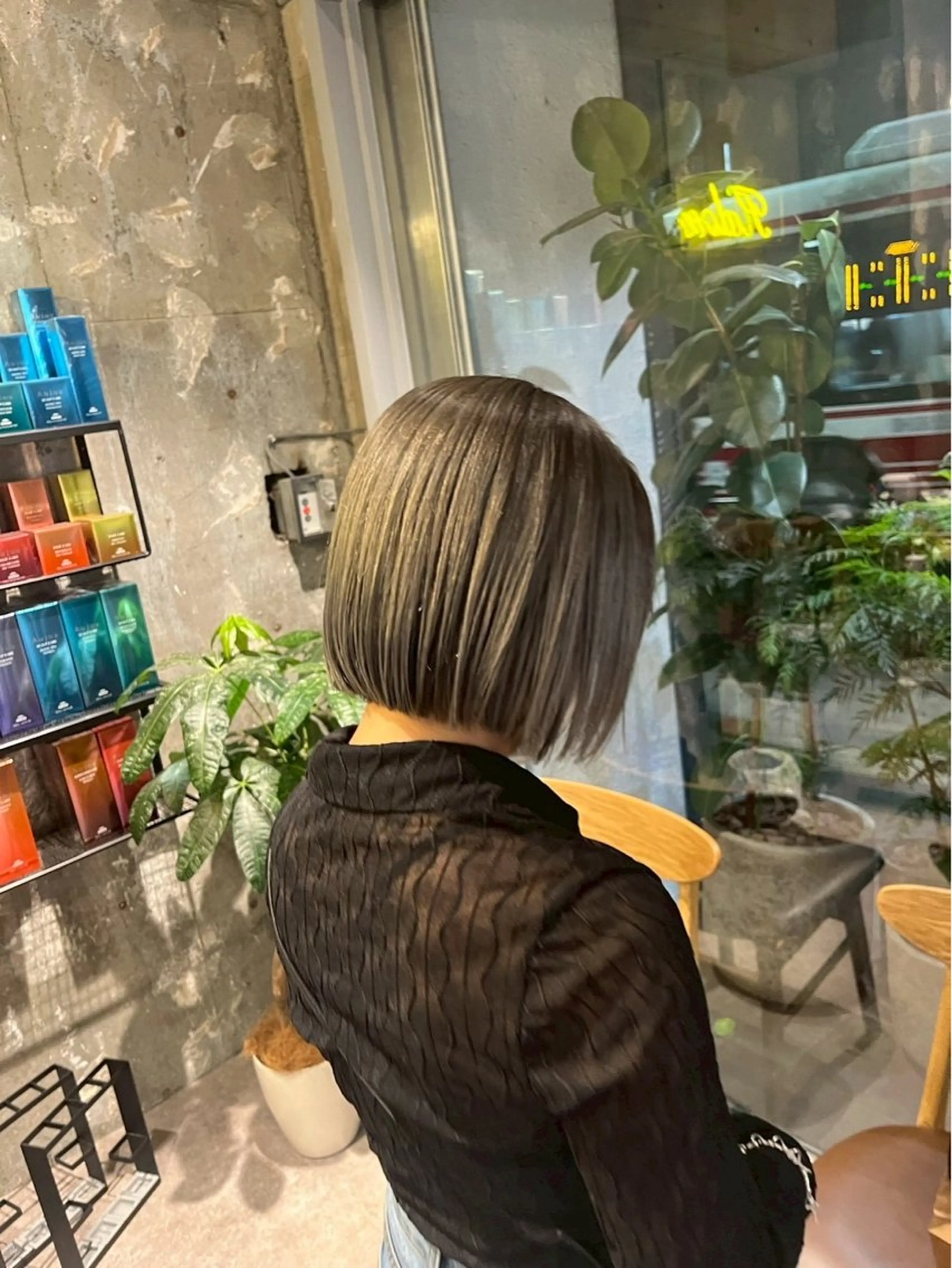 ミディアム カラー ヘアカラー 🎀咲月🎀レイヤー /暖色透明感カラーのヘアスタイル