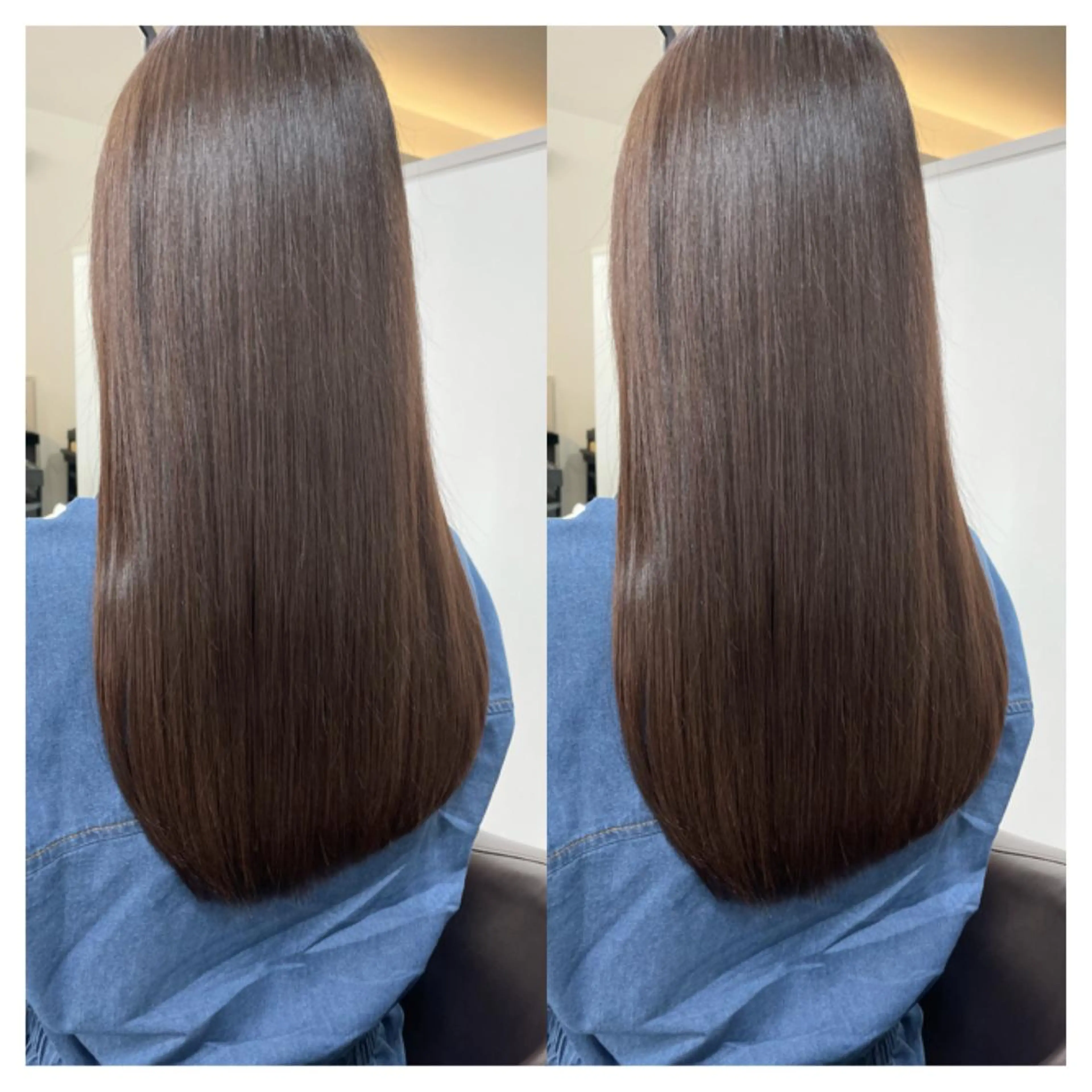 ロング カラー カット 縮毛矯正 トリートメント 村山 茉衣のヘアスタイル