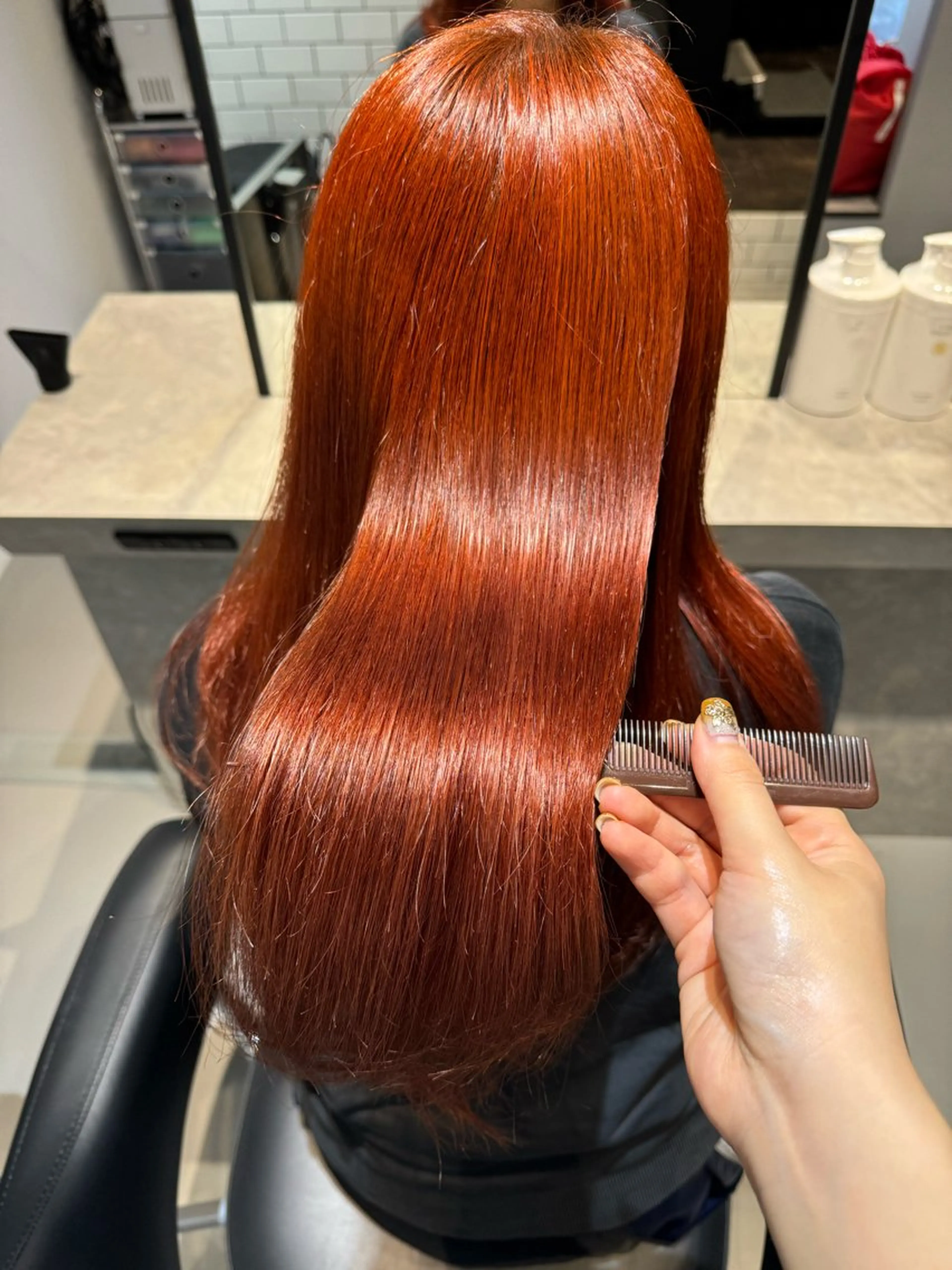 ロング カラー 似合わせカット トリートメント カット ヘアカラー トリートメント 髪質改善×艶カラー Haruのヘアスタイル