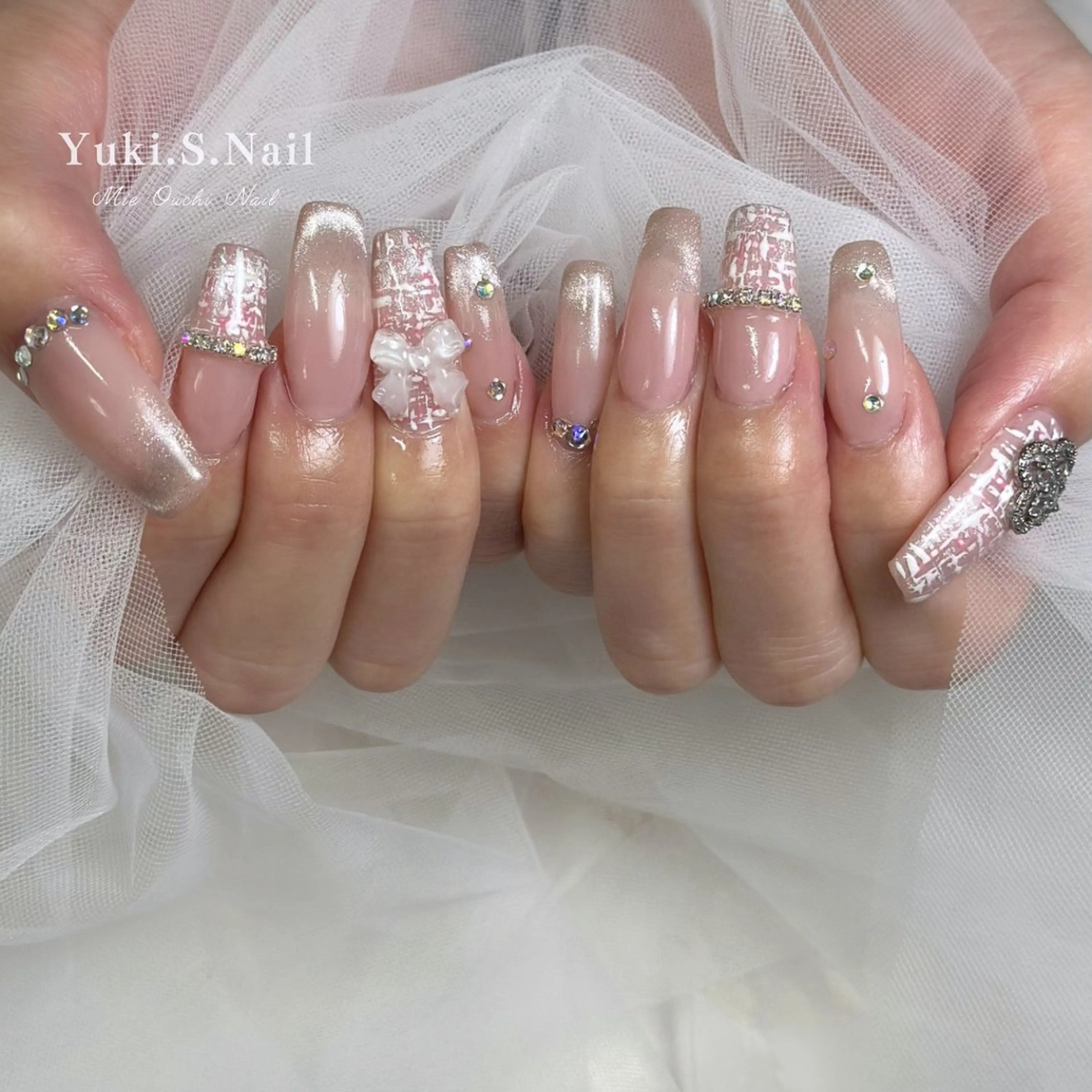 ロング ハンドネイル Yuki S.Nailのネイルデザイン