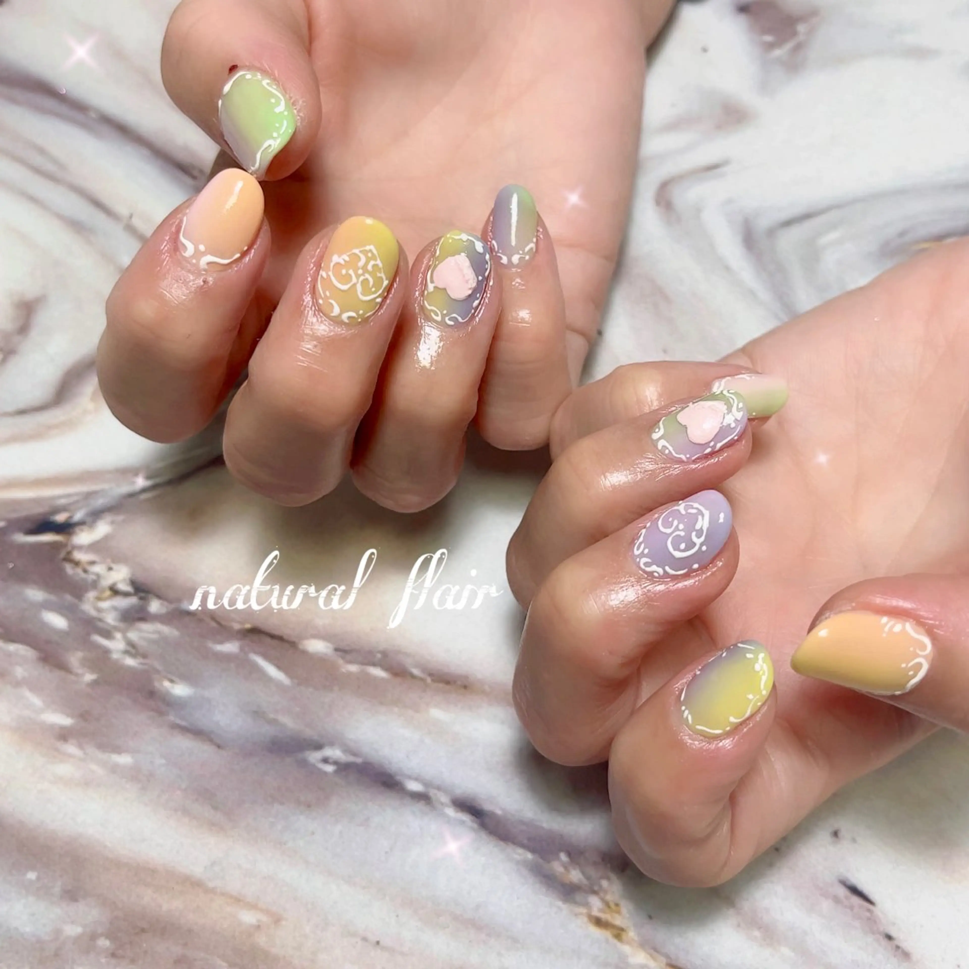 ネイル ハンドネイル natural flairのネイルデザイン