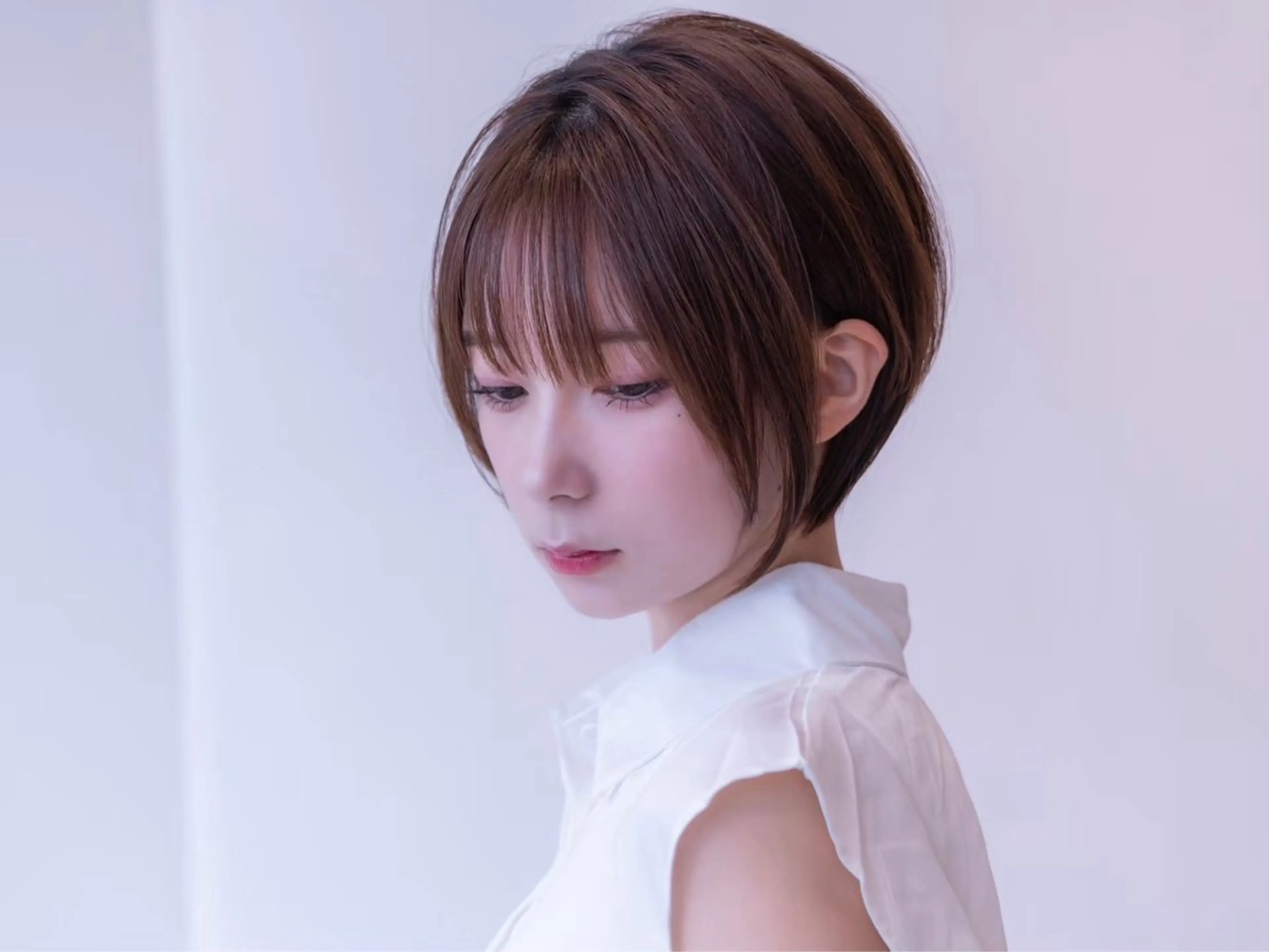 ショート カラー ショートボブ 丸みショート イルミナカラー ボブ 髪質改善 渋谷ボブ/ショート 特化田中航平のヘアスタイル