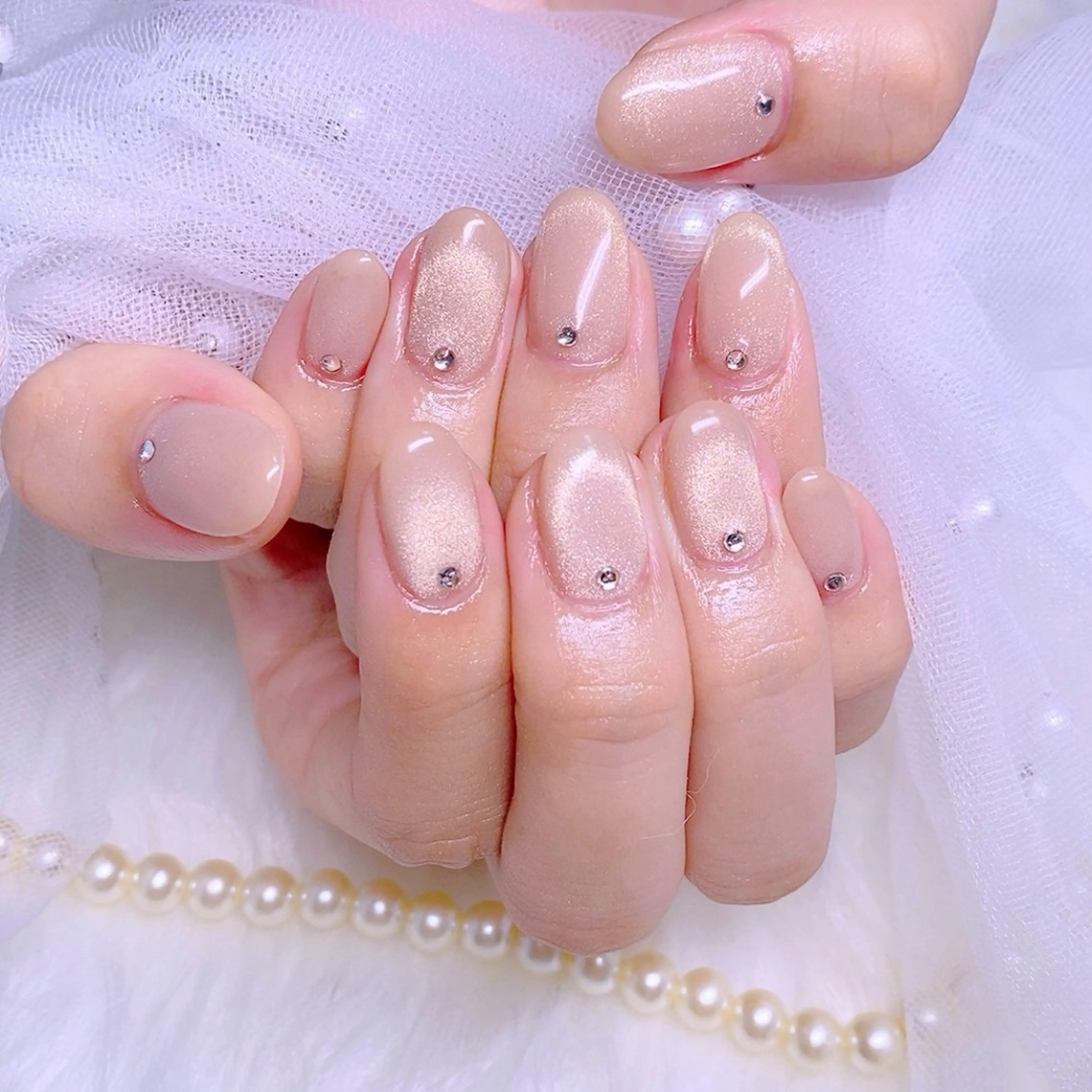 ネイル マグネットネイル シンプルネイル Nail Yunaのネイルデザイン
