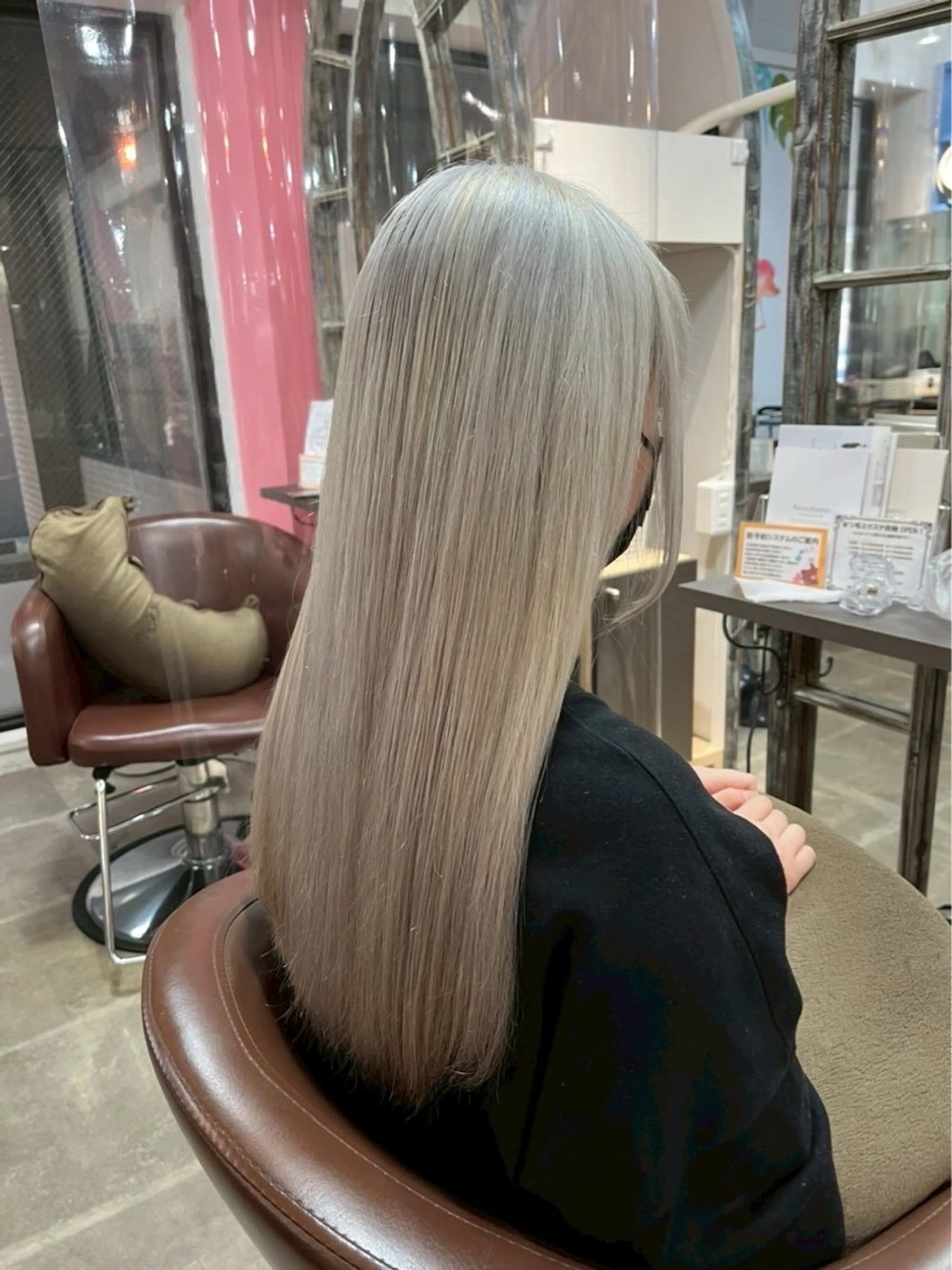 ロング カラー ヘアアレンジ レディースカット無料 🎀yuikaのマツエク・マツパデザイン