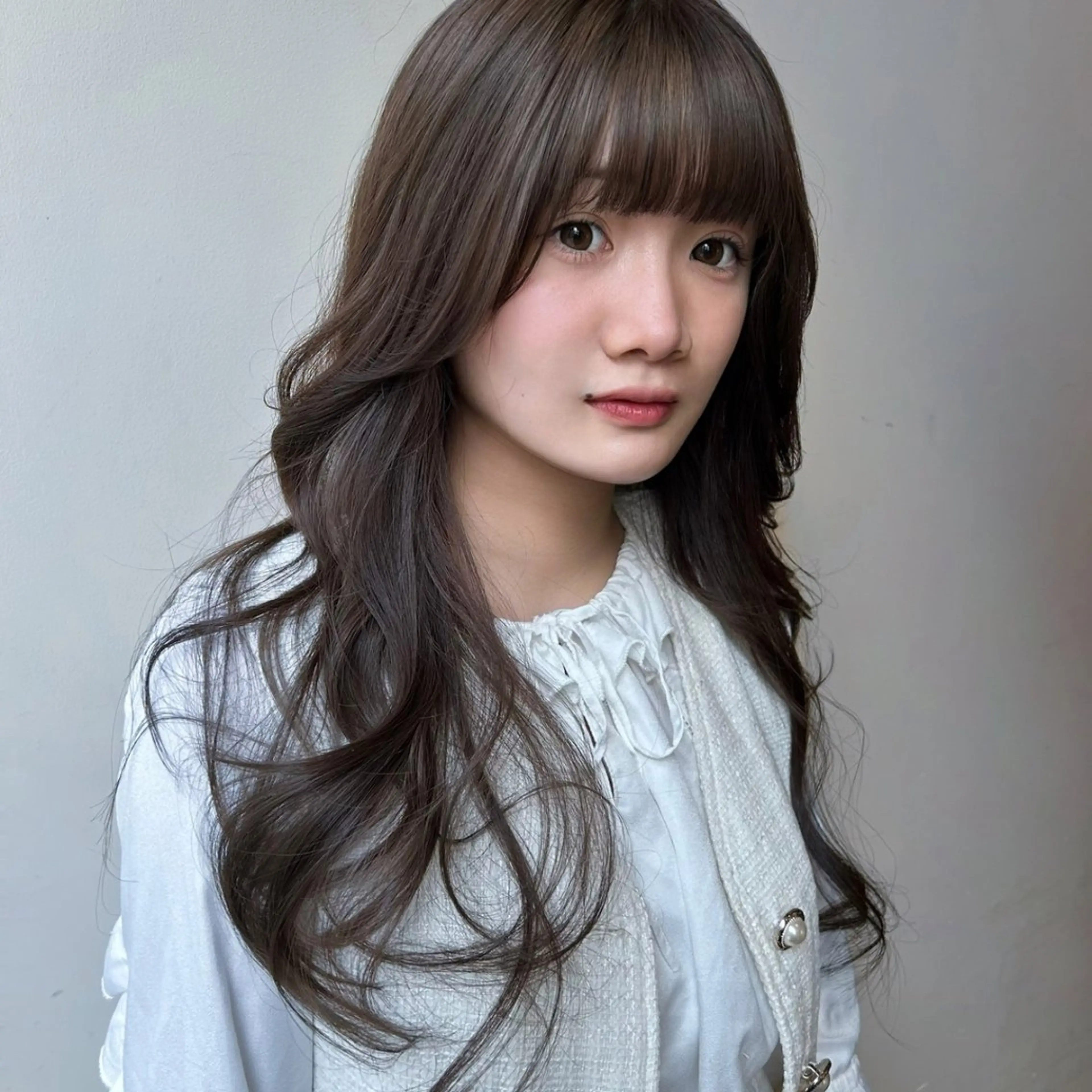 ロング カラー ロングレイヤー 韓国風ヘア レイヤーカット ロング カット ヘアカラー 海外風レイヤー💋 sanaのヘアスタイル