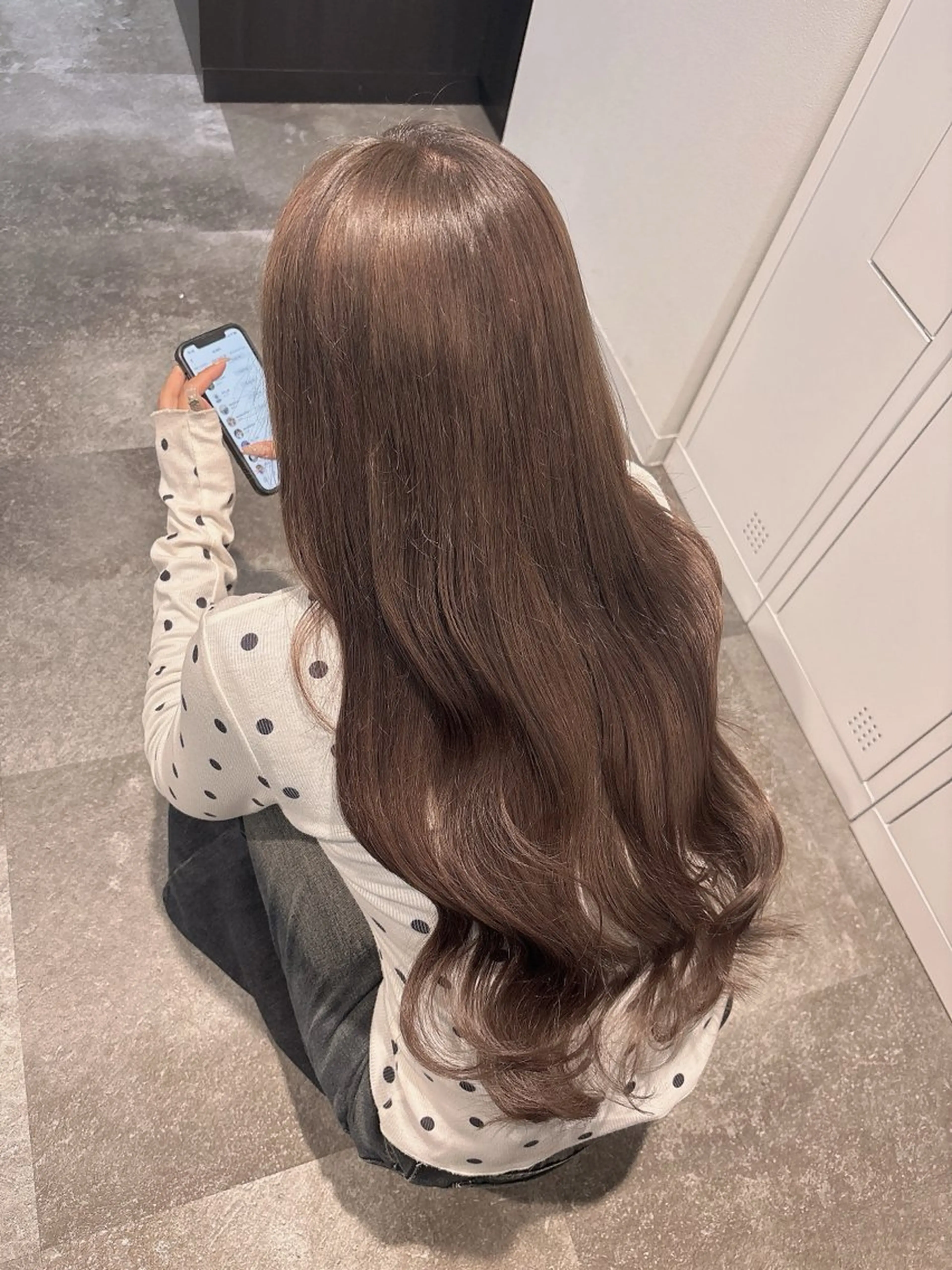 ロング ヘアカラー 武川 真歩のヘアスタイル