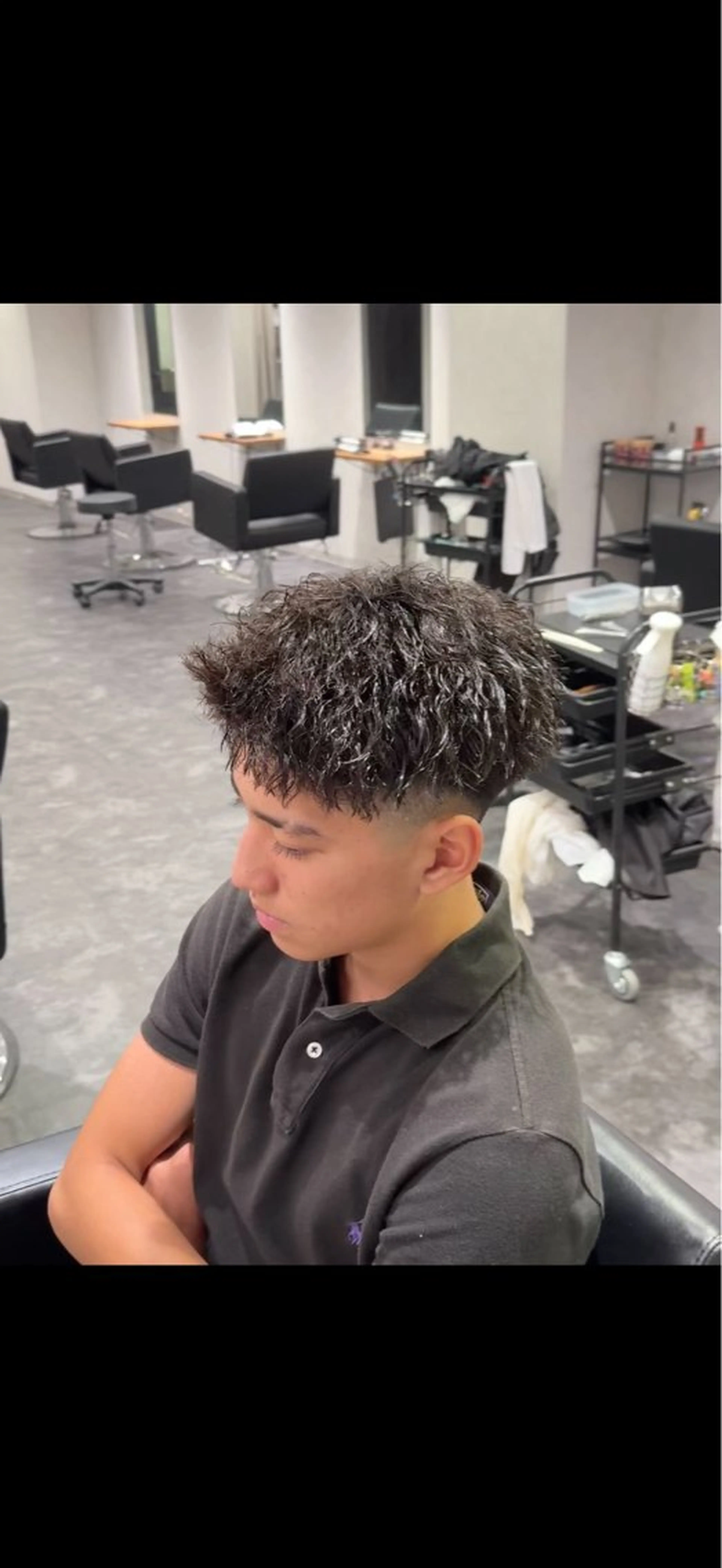 ショート パーマ メンズ カット パーマ Arca所属・メンズパーマ特化 美容師kouyaのヘアスタイル