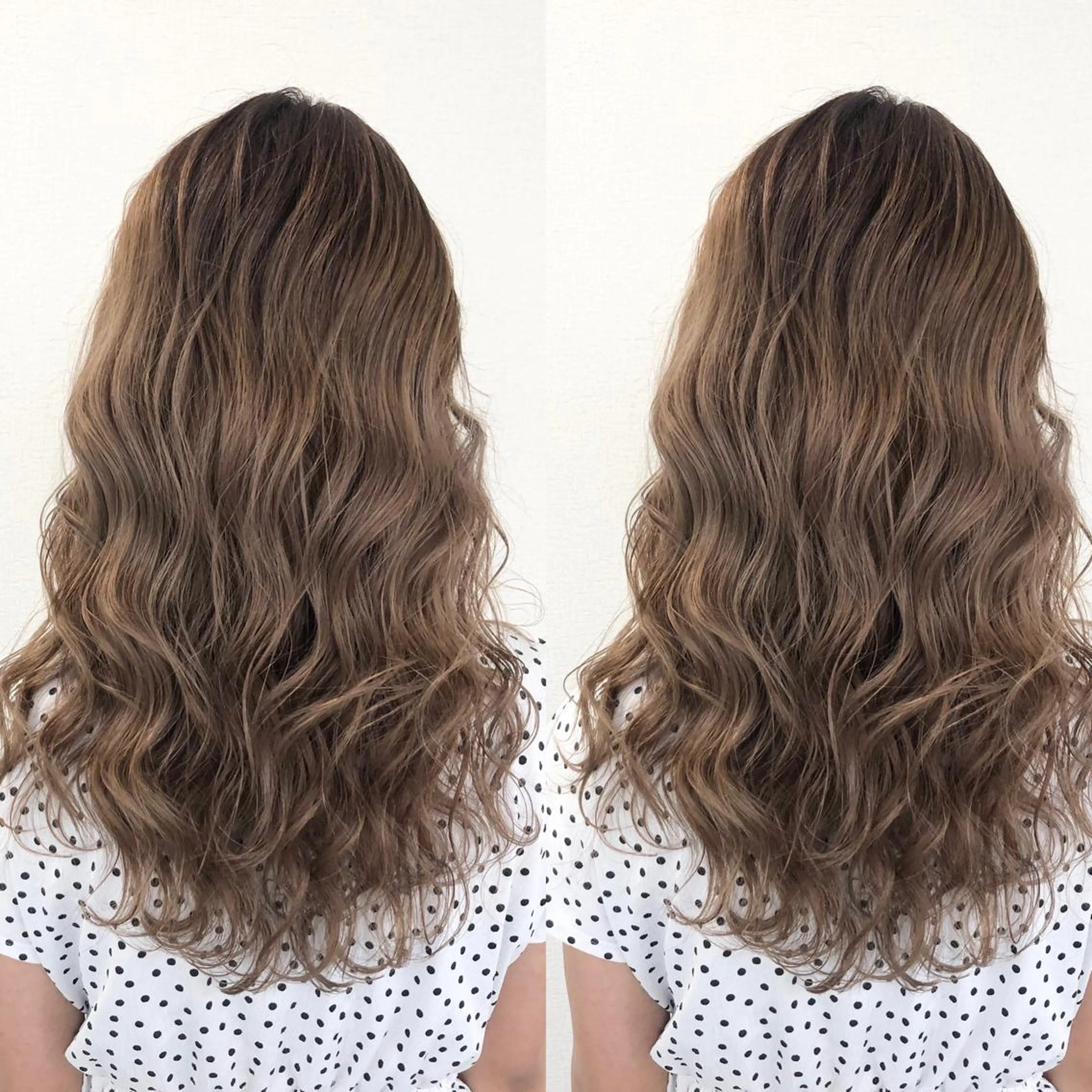 ロング カラー ヘアカラー Hanna by W_SALONのヘアスタイル
