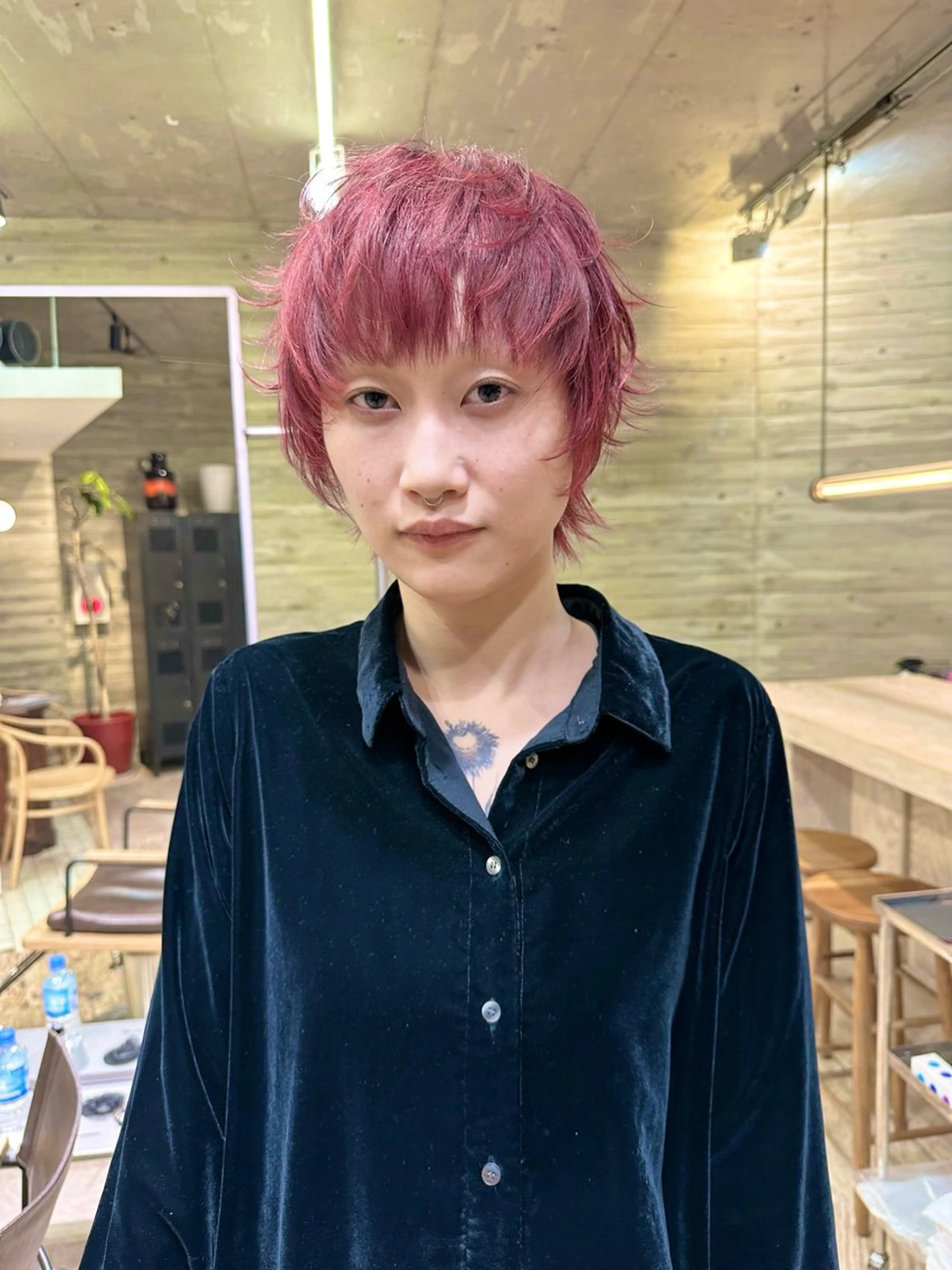 ショート カラー カット ヘアカラー トリートメント kai .のヘアスタイル