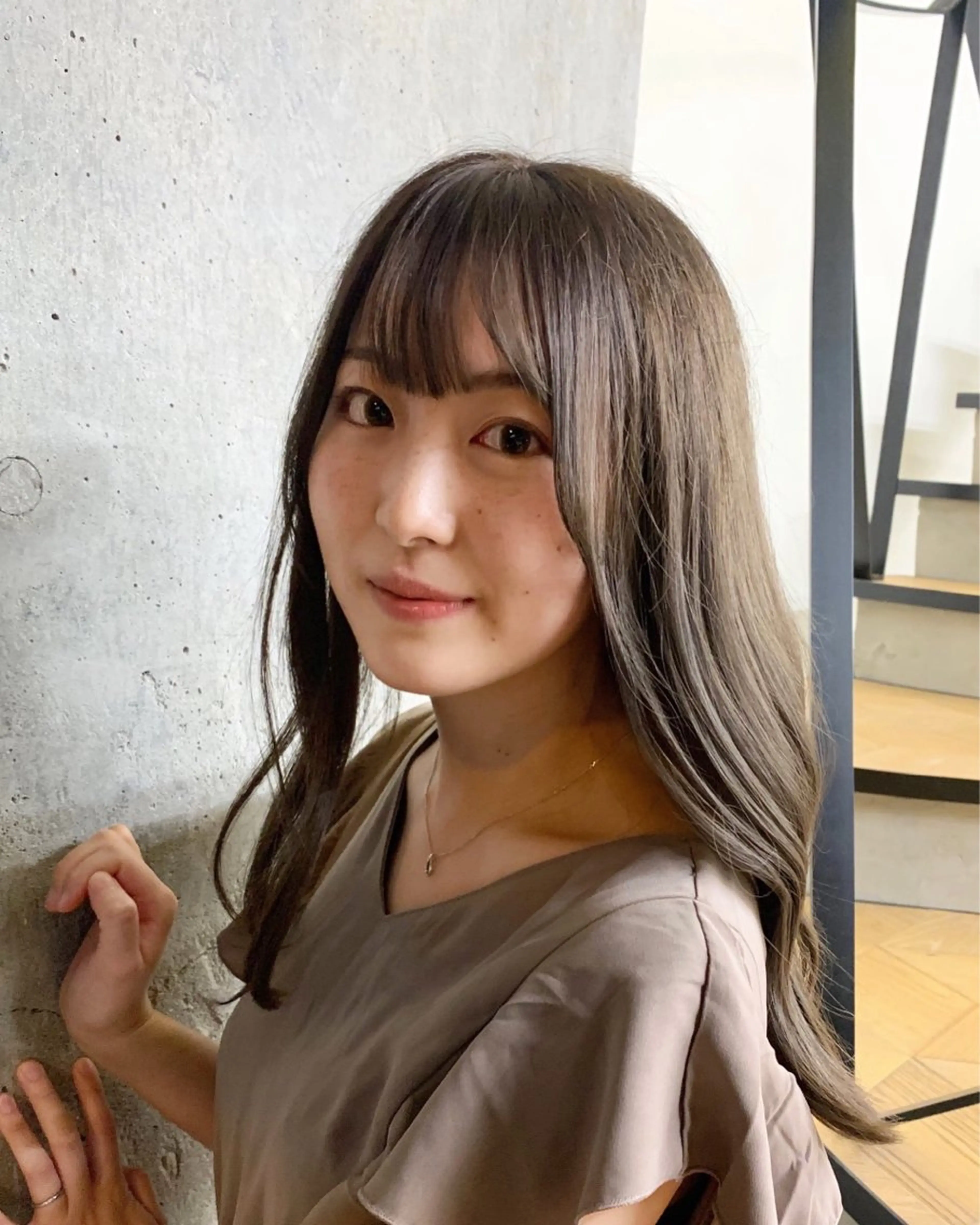 セミロング 似合わせカット 韓国トレンド💓‪ 阿部あんじゅのヘアスタイル