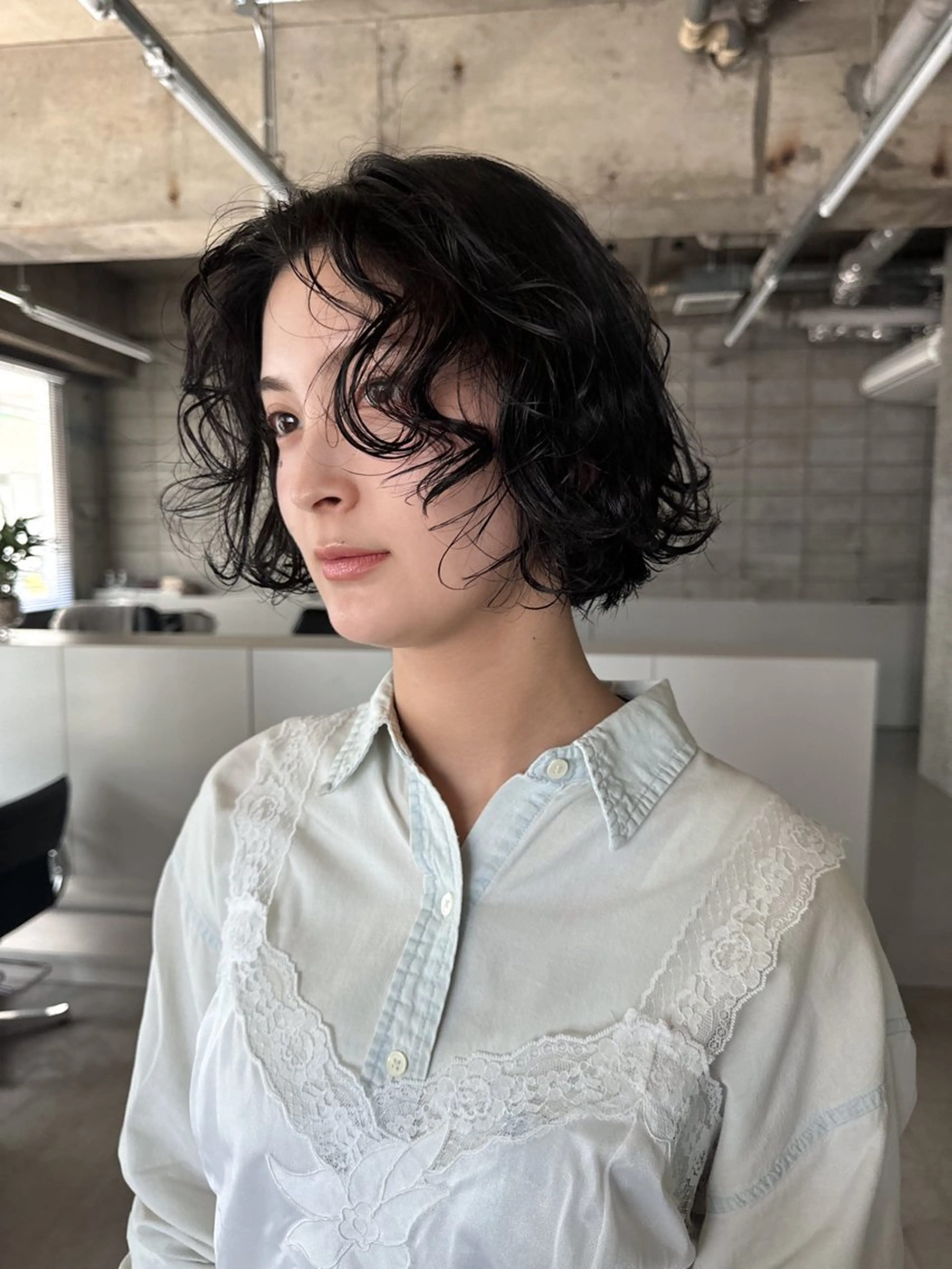 ショート カラー パーマ ヘアアレンジ メンズ メンズパーマ casey mayuのヘアスタイル