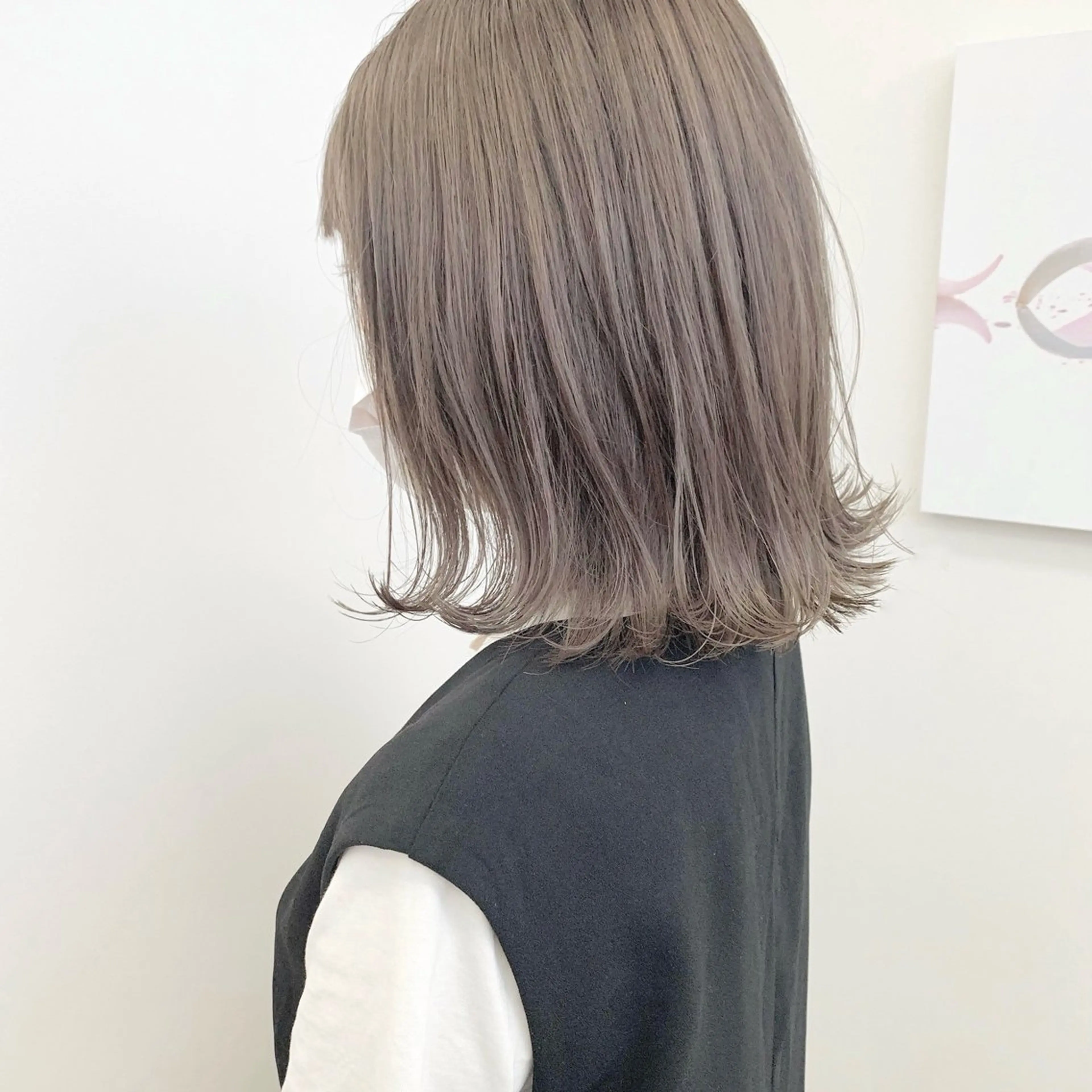 ミディアム カラー ヘアカラー ParveMix 🐾鳥取彩花のヘアスタイル