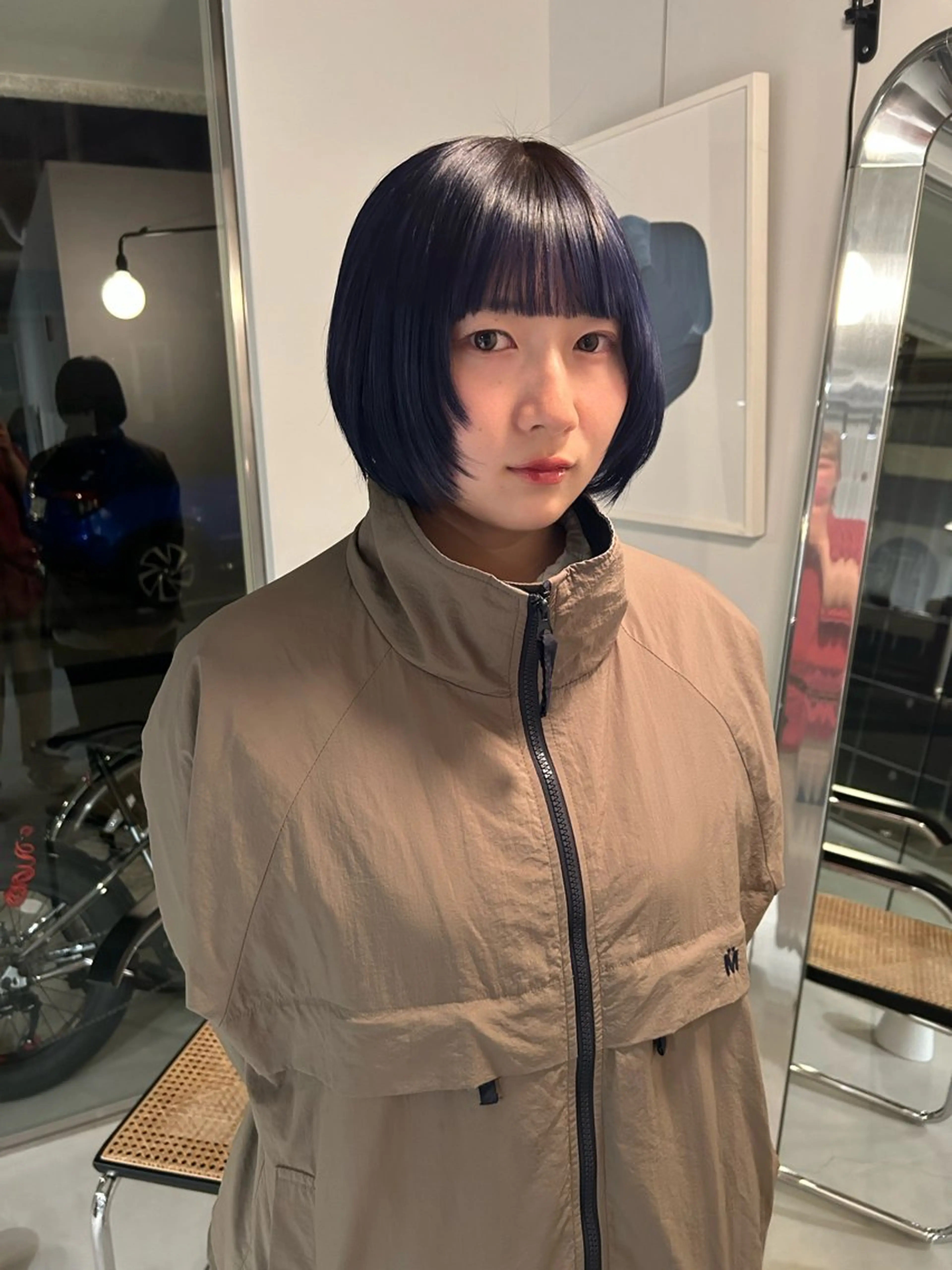 ショート カット ヘアカラー Alter所属・layer/透明感 ハイトーン/kanaのヘアスタイル