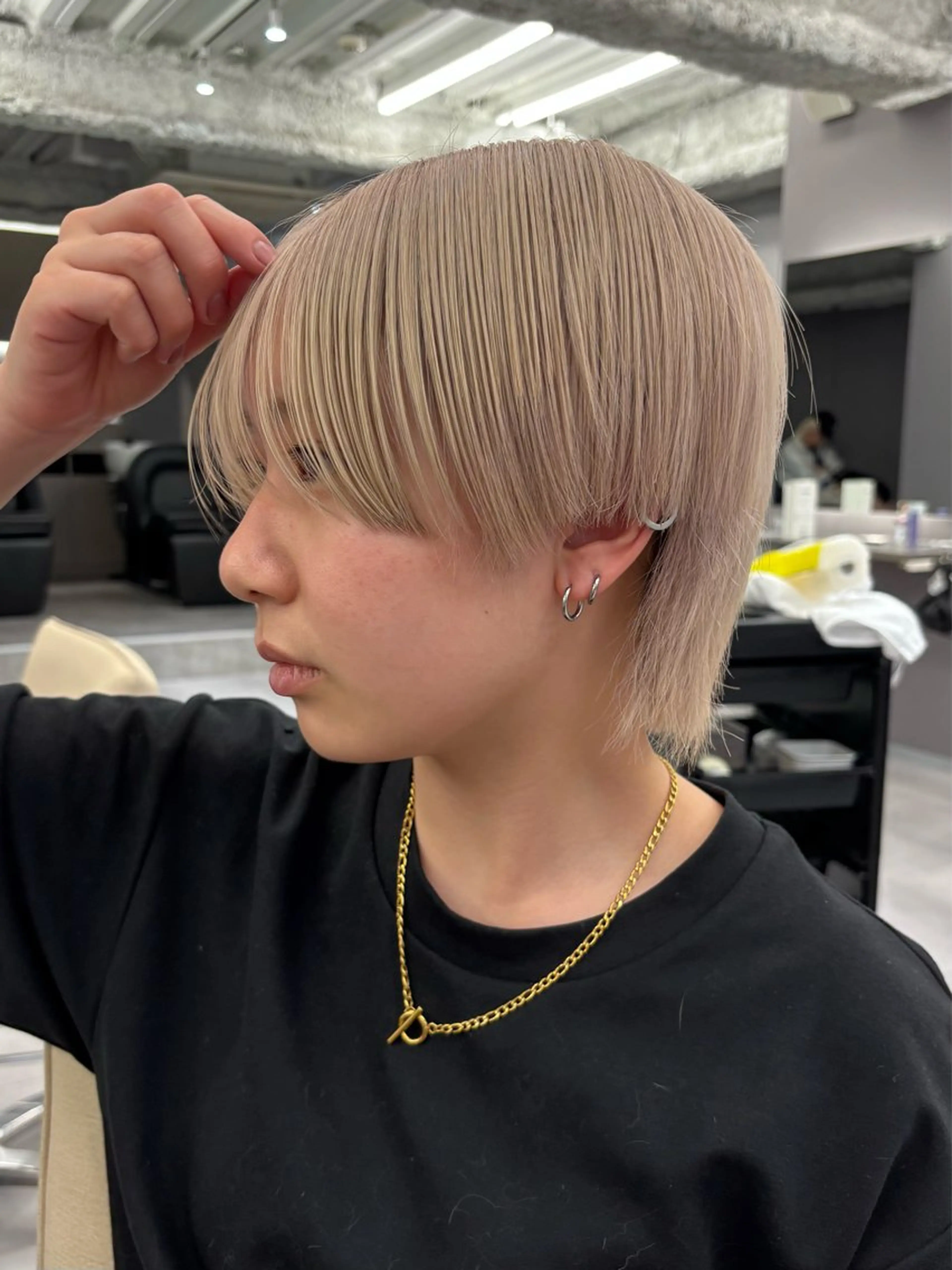 ショート カラー ヘアカラー 酒井 剛喜のヘアスタイル